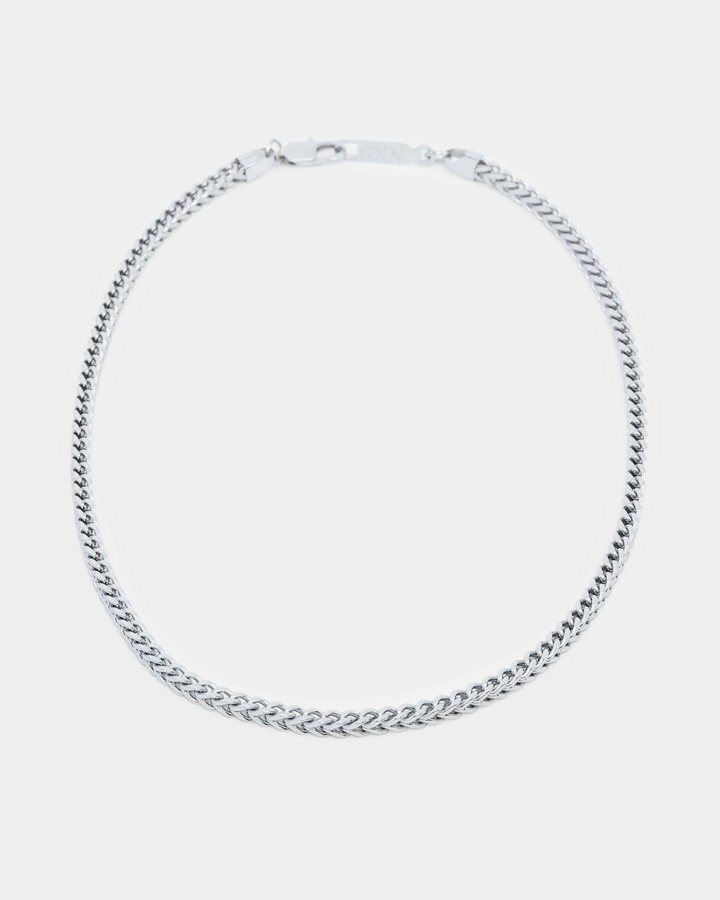 Saint Morta 4 mm Franco Chain White Gold