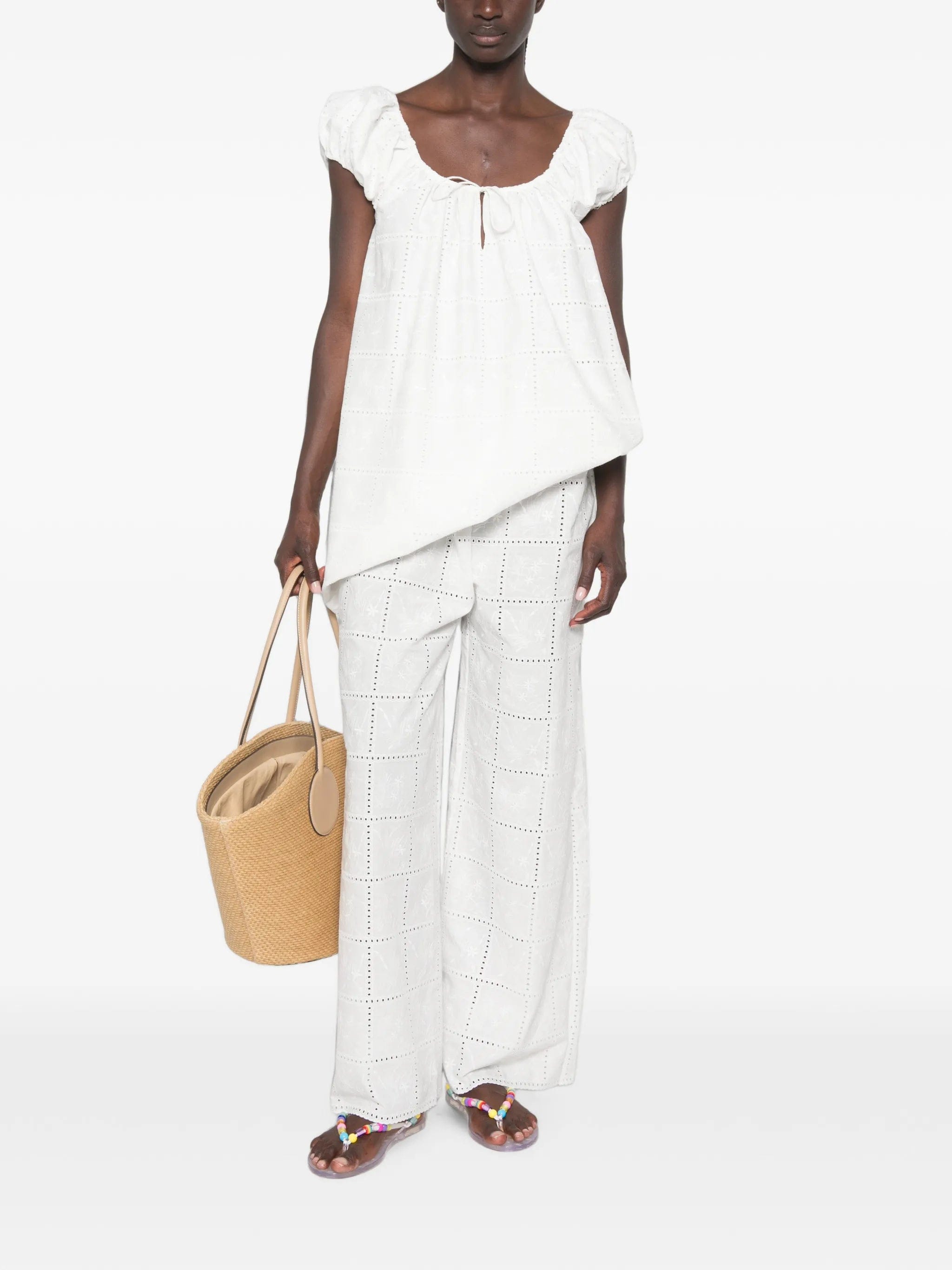 Faithfull Mora broderie - anglaise trousers