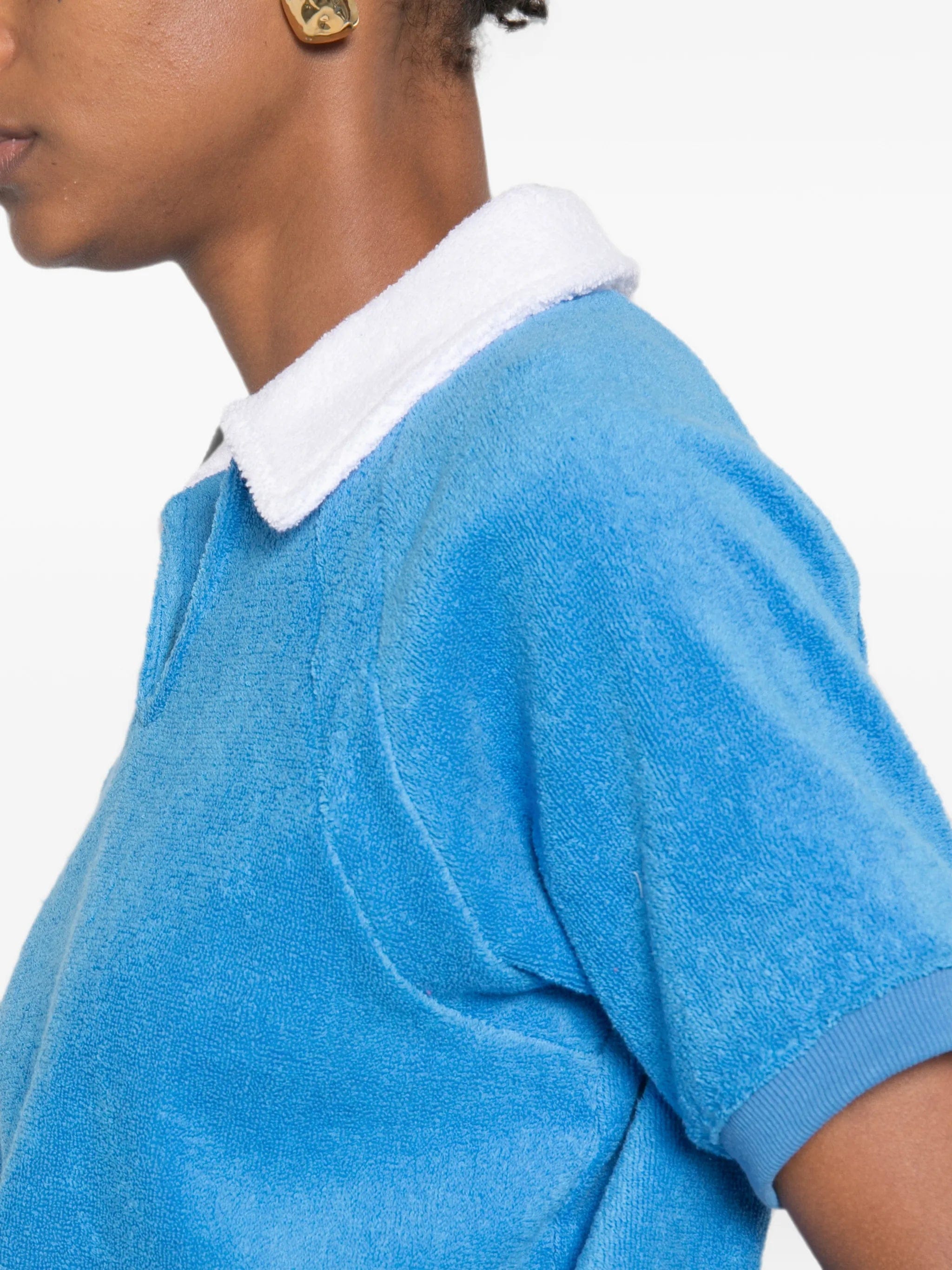 TERRY Puesto polo - collar T - shirt