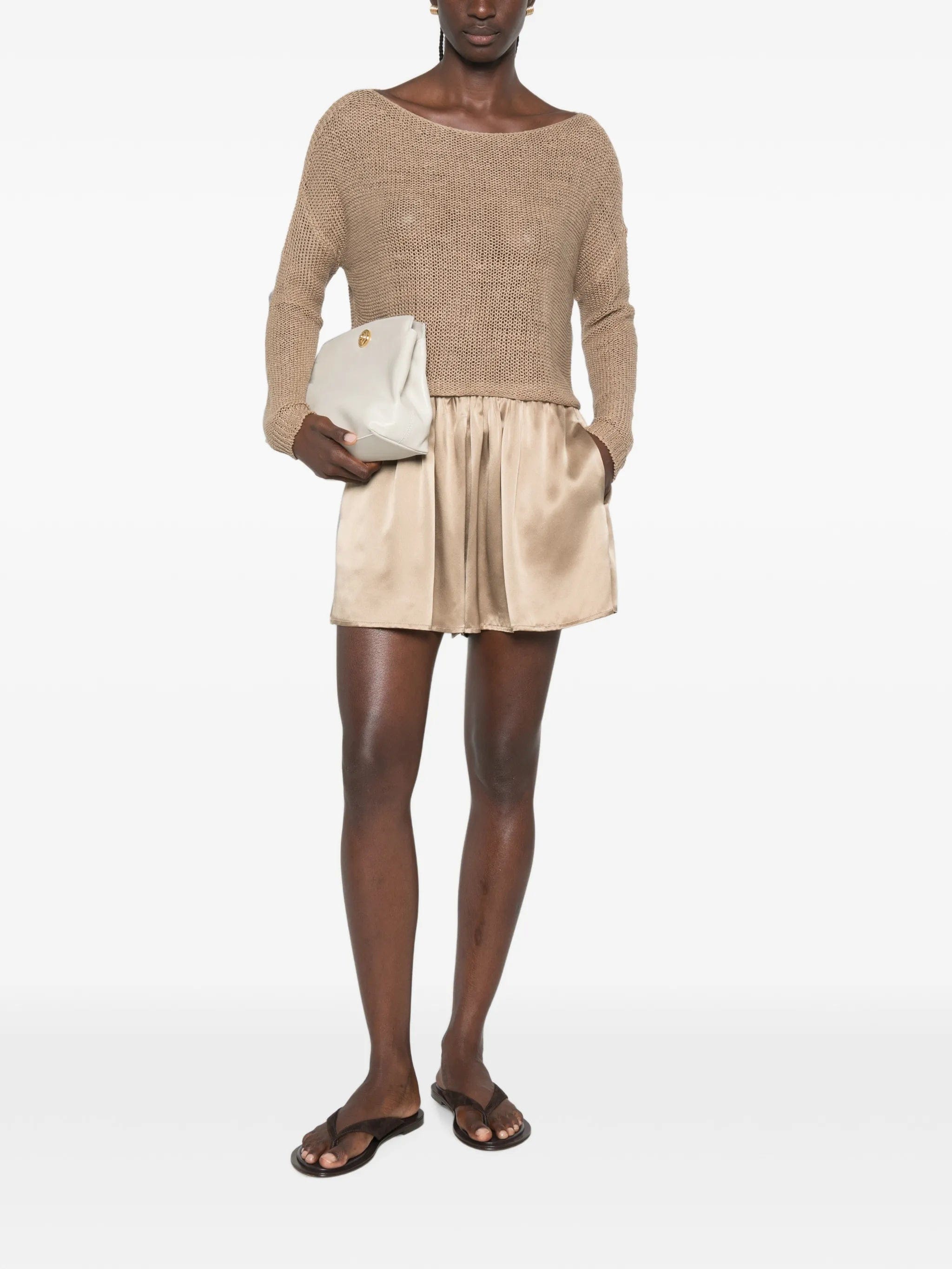 Enza Costa open - knit sweater