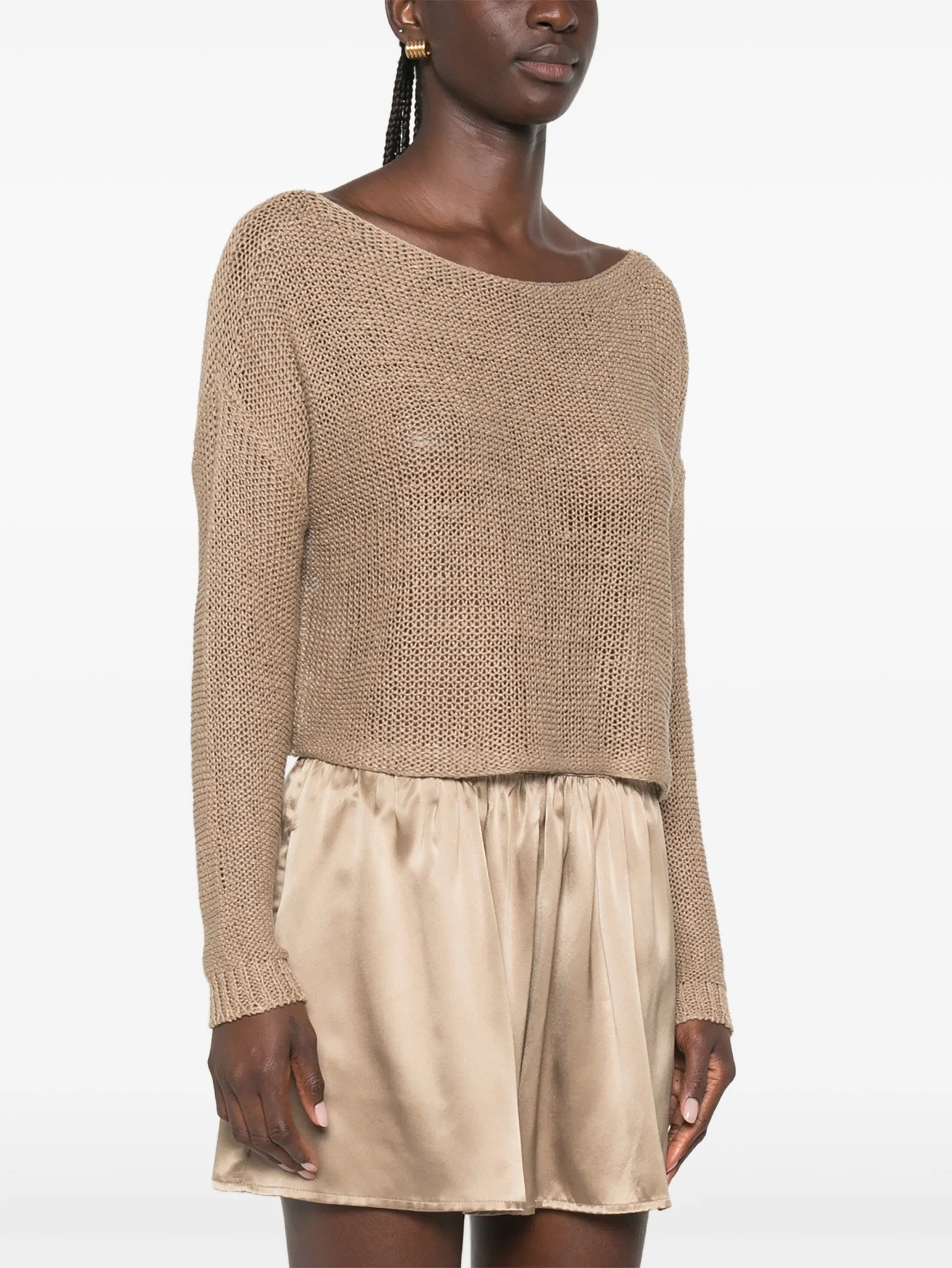 Enza Costa open - knit sweater
