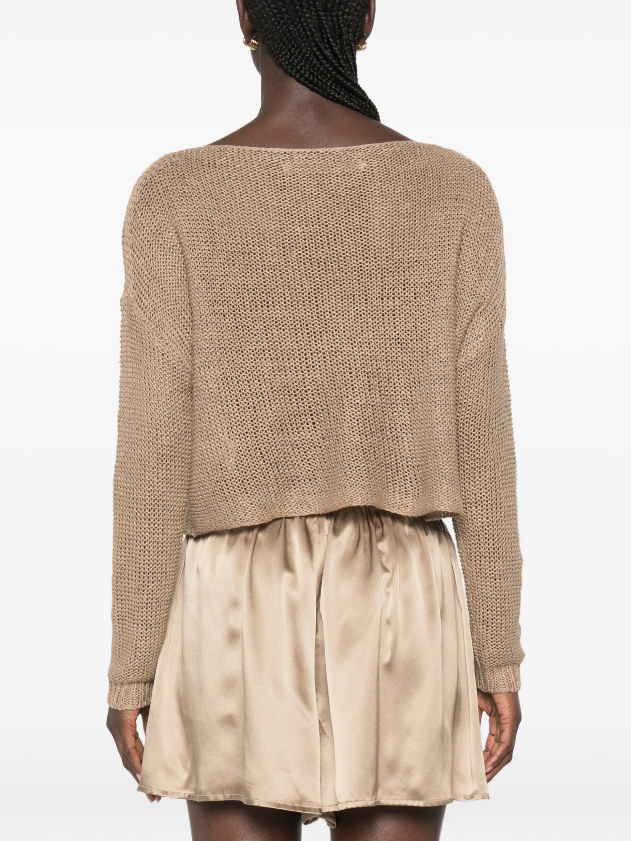 Enza Costa open - knit sweater