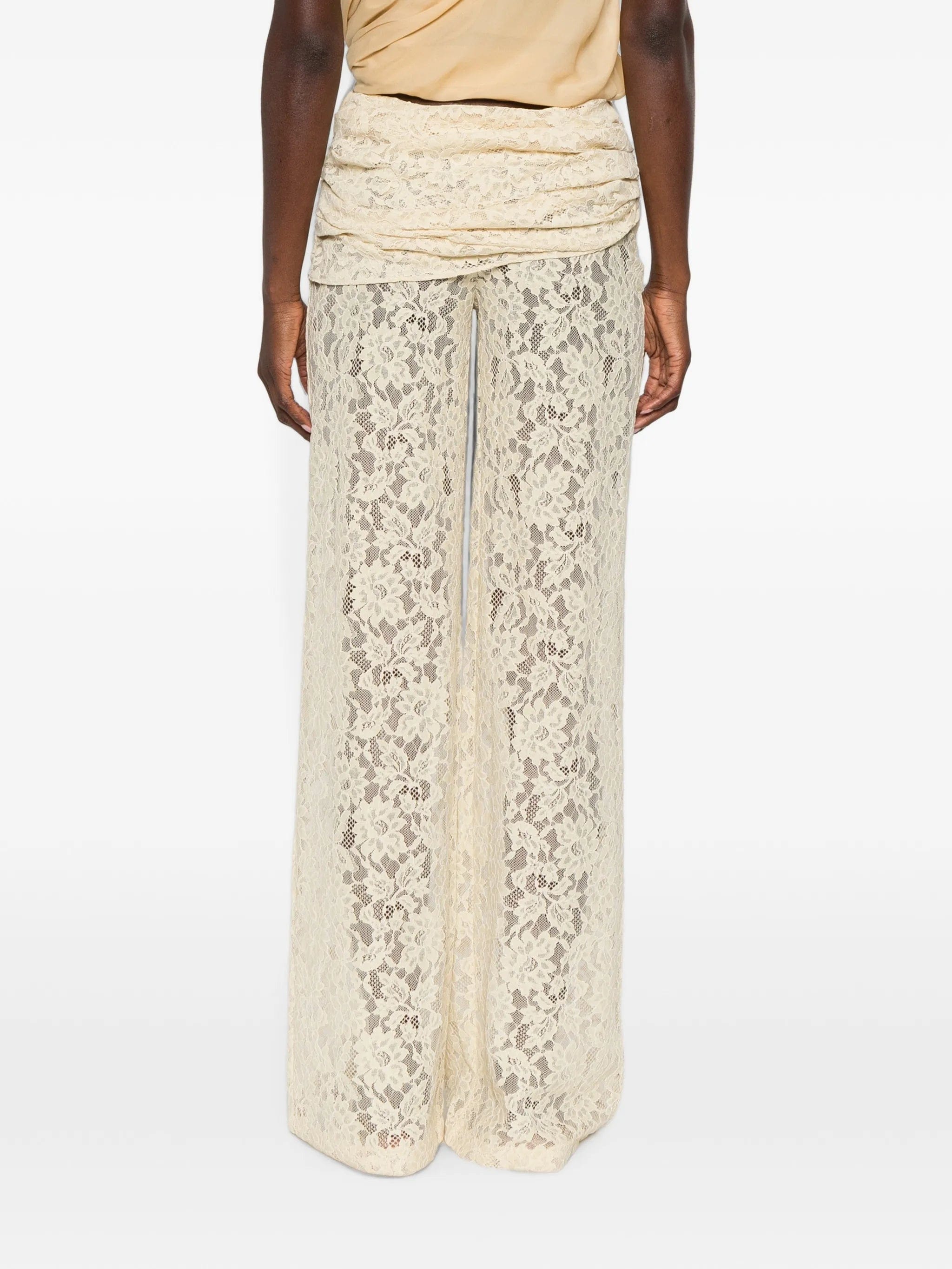 De la Vali Rocio floral - lace trousers