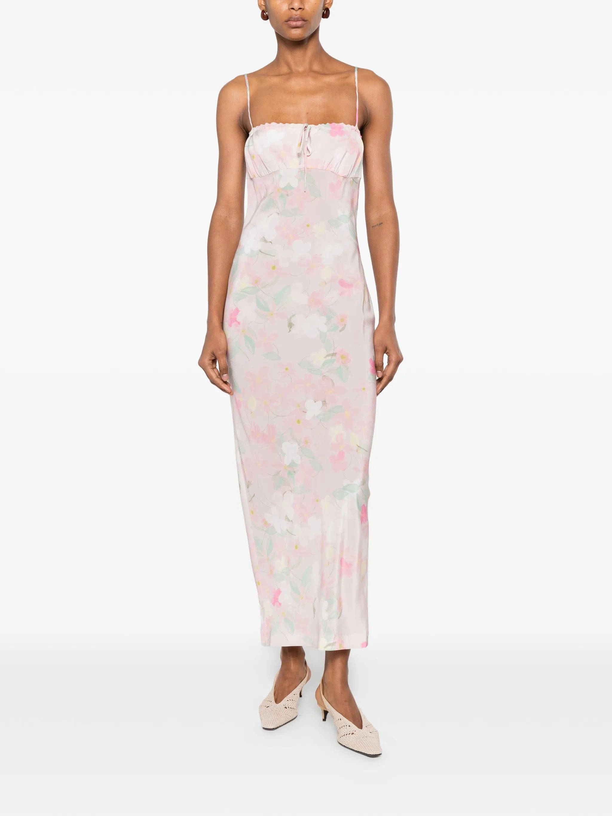 Bernadette Riri floral - print midi dress