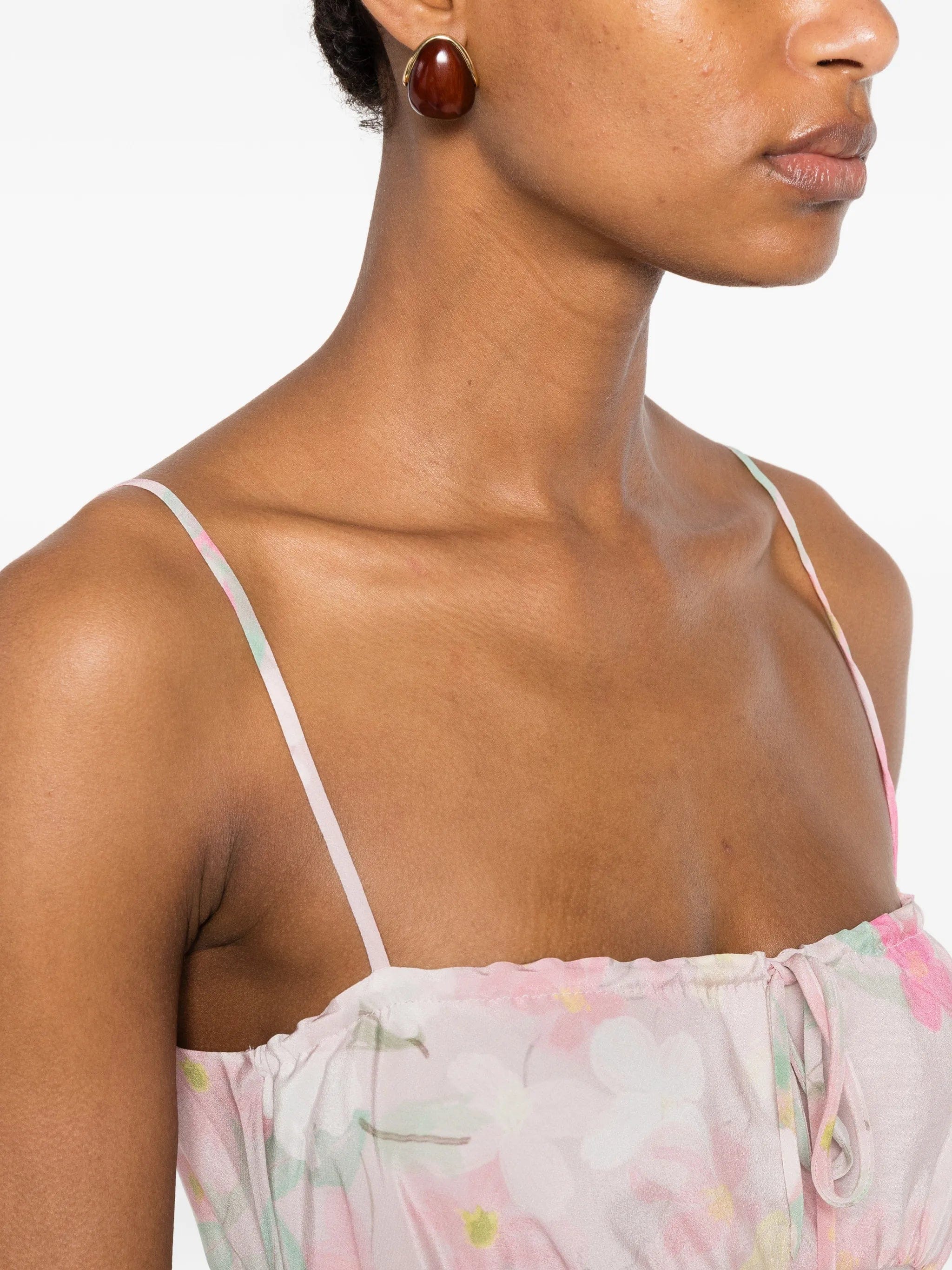 Bernadette Riri floral - print midi dress