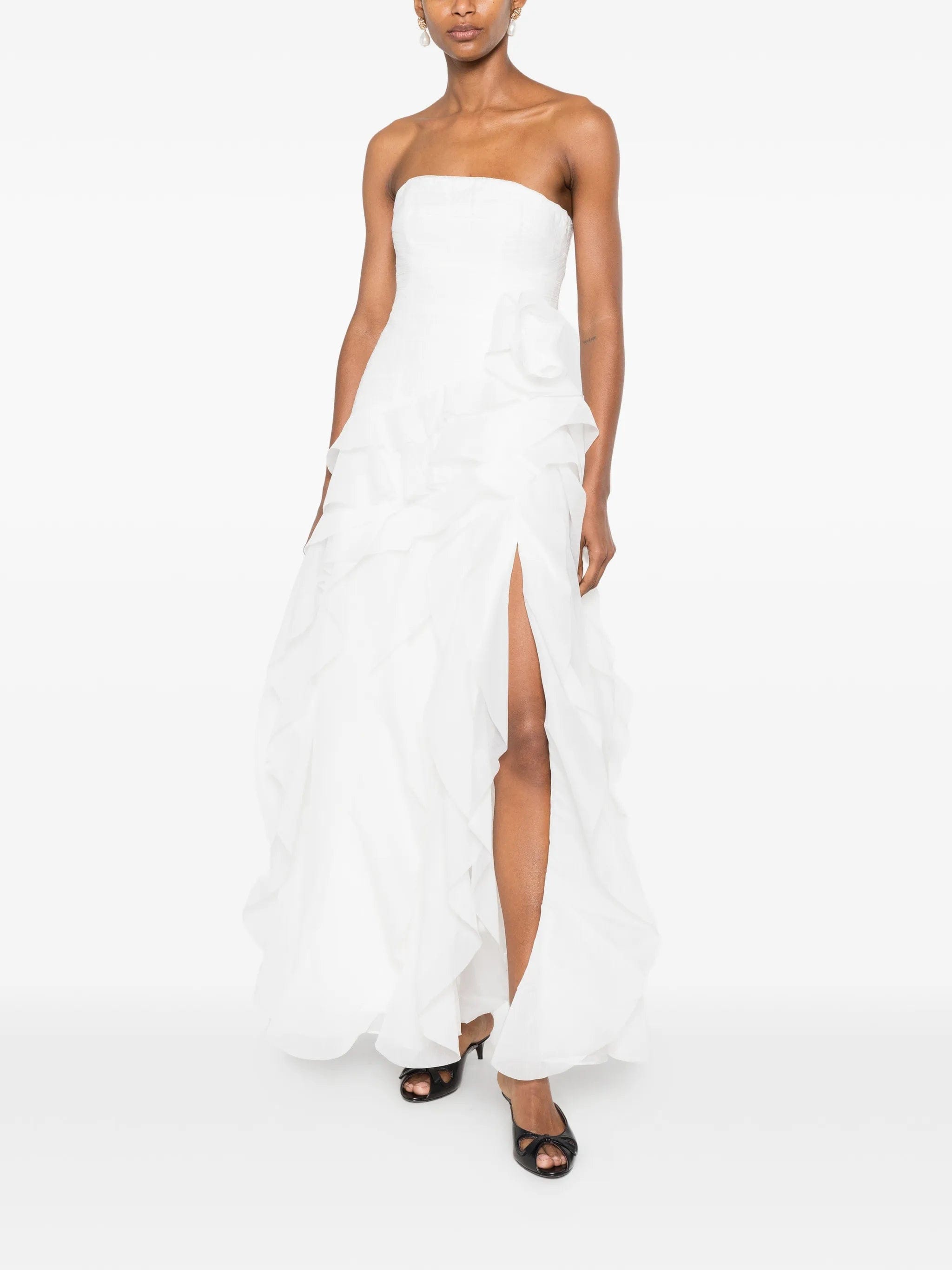 Aje Canyon ruffled gown