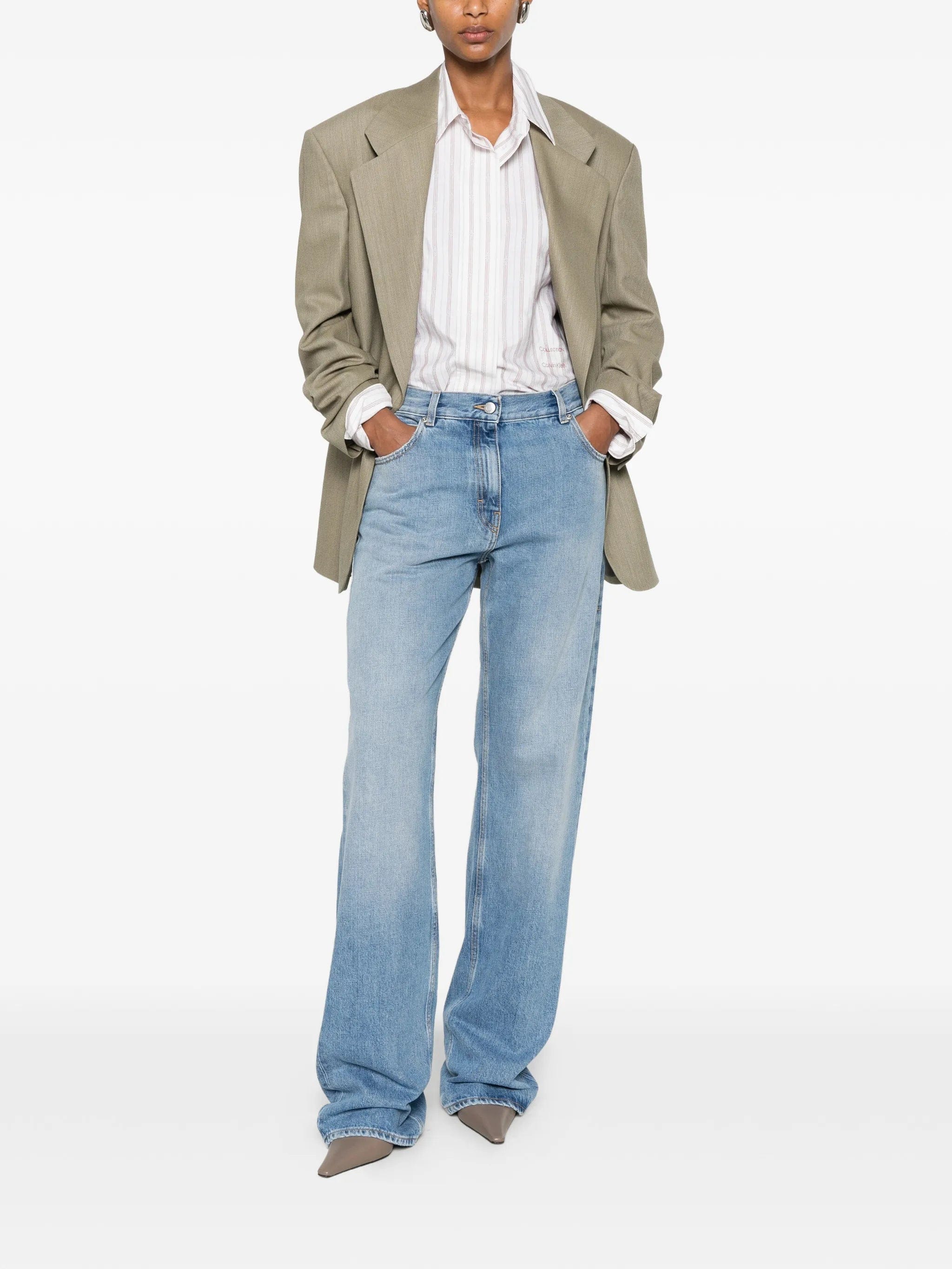 Calvin KLEIN Collection faded - effect jeans