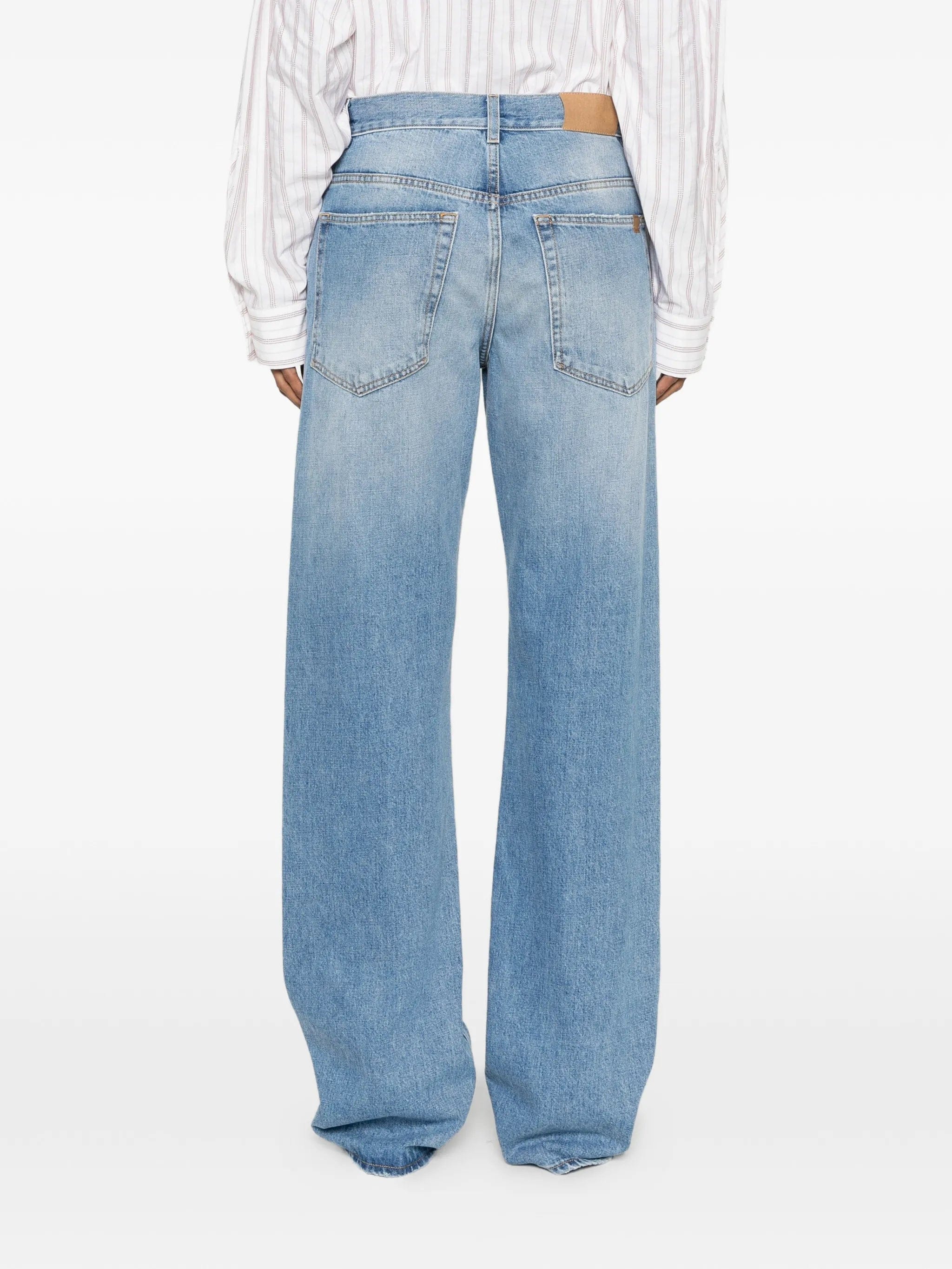 Calvin KLEIN Collection faded - effect jeans