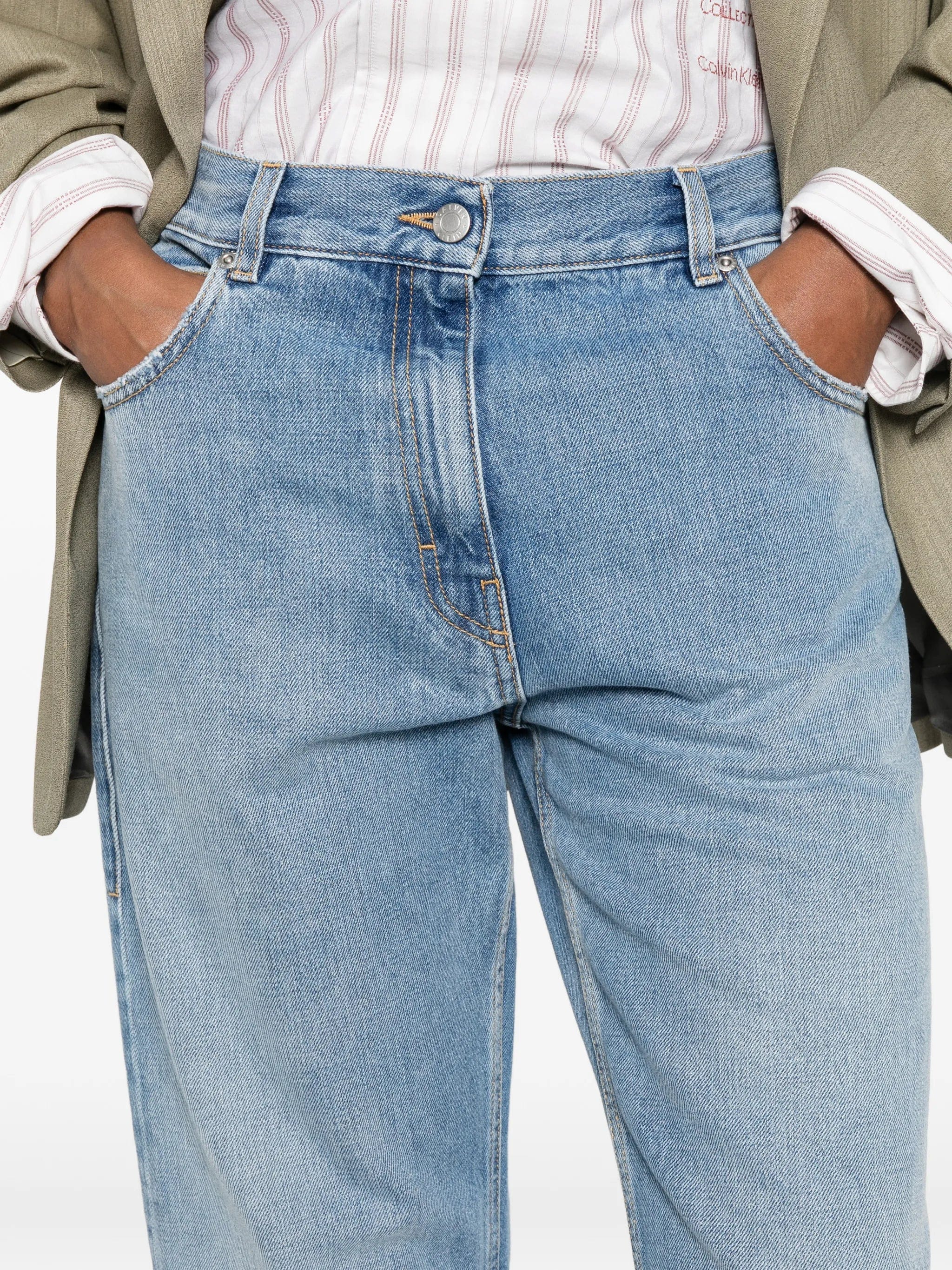 Calvin KLEIN Collection faded - effect jeans