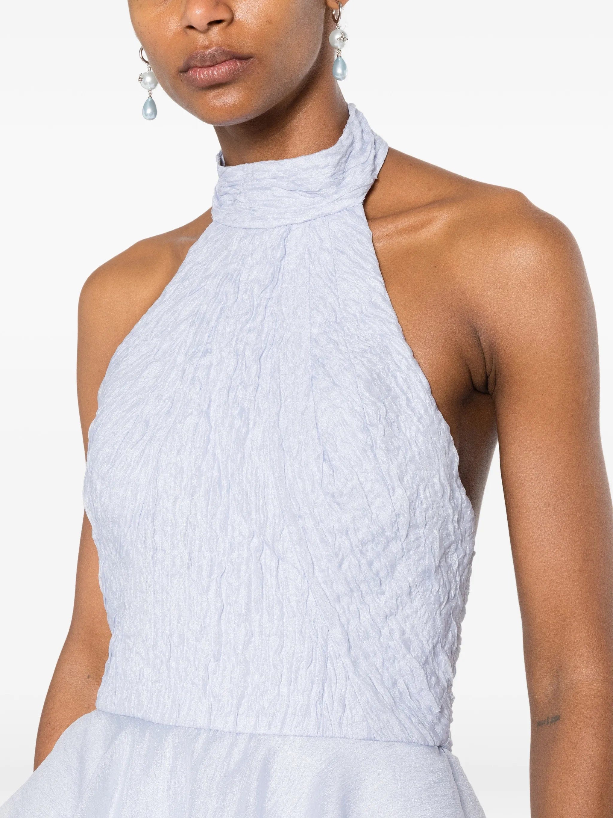 Aje Fayette ruffled gown