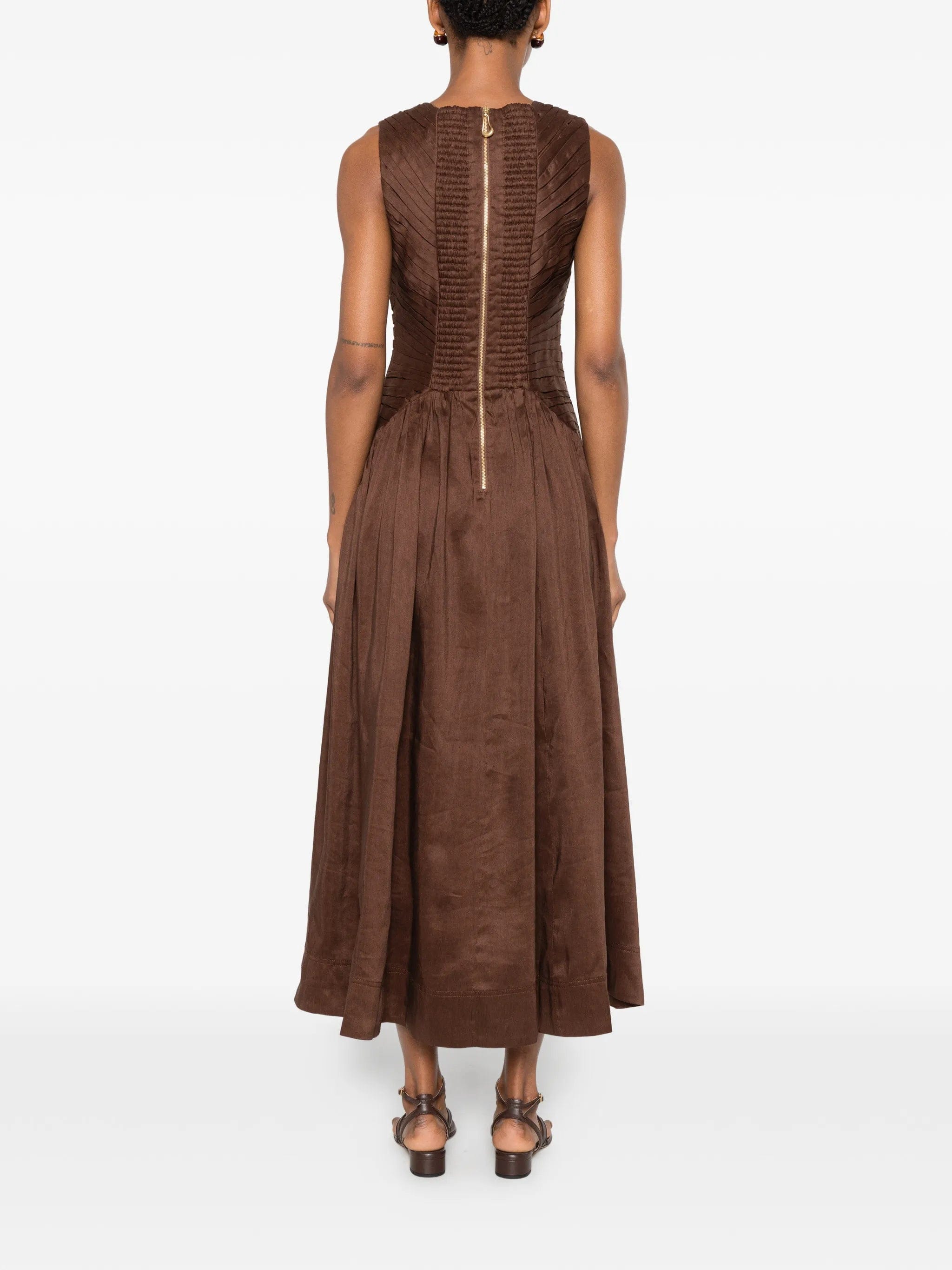 Aje Medea pleated - bodice dress