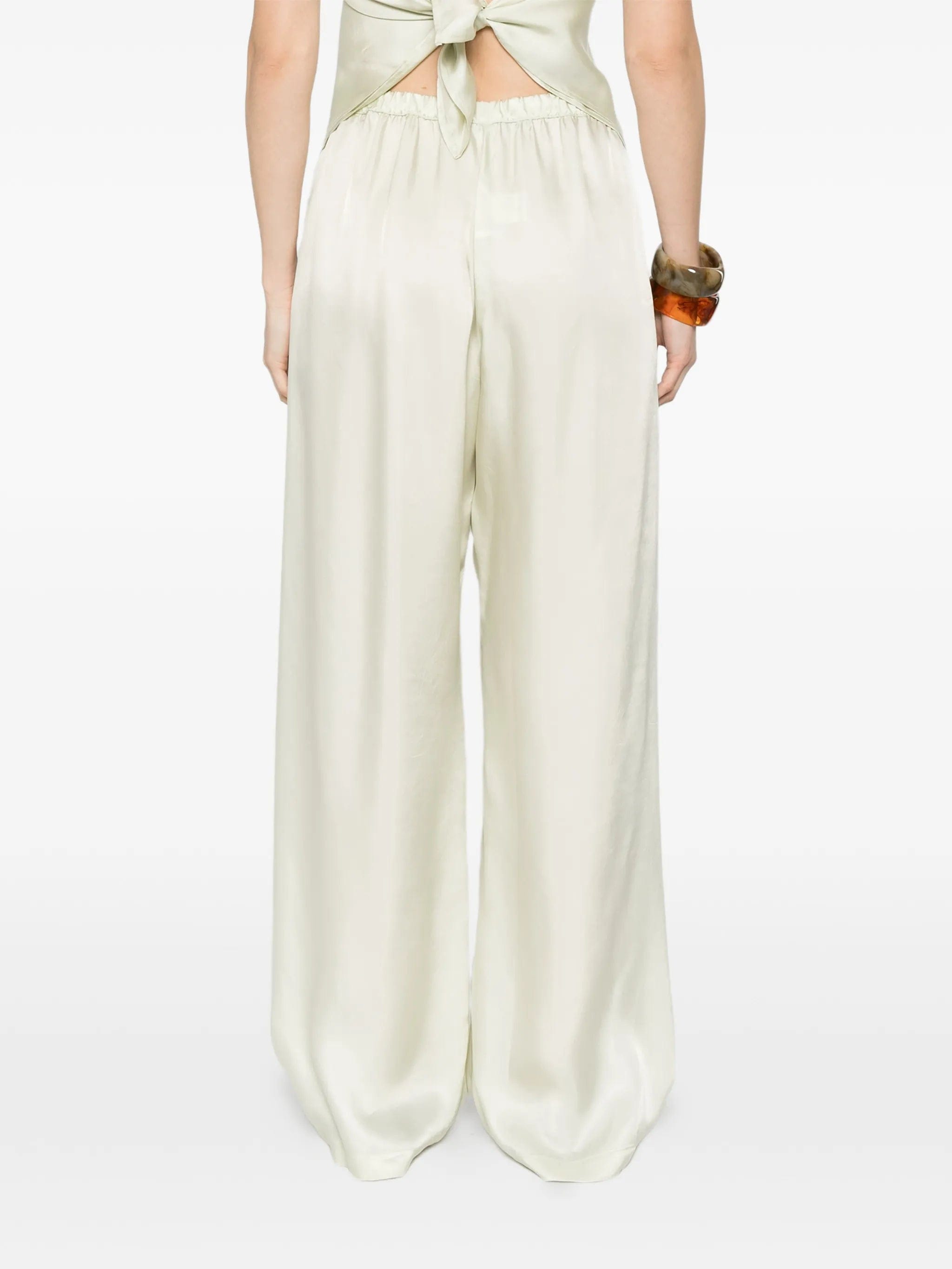 Enza Costa fluid twill trousers