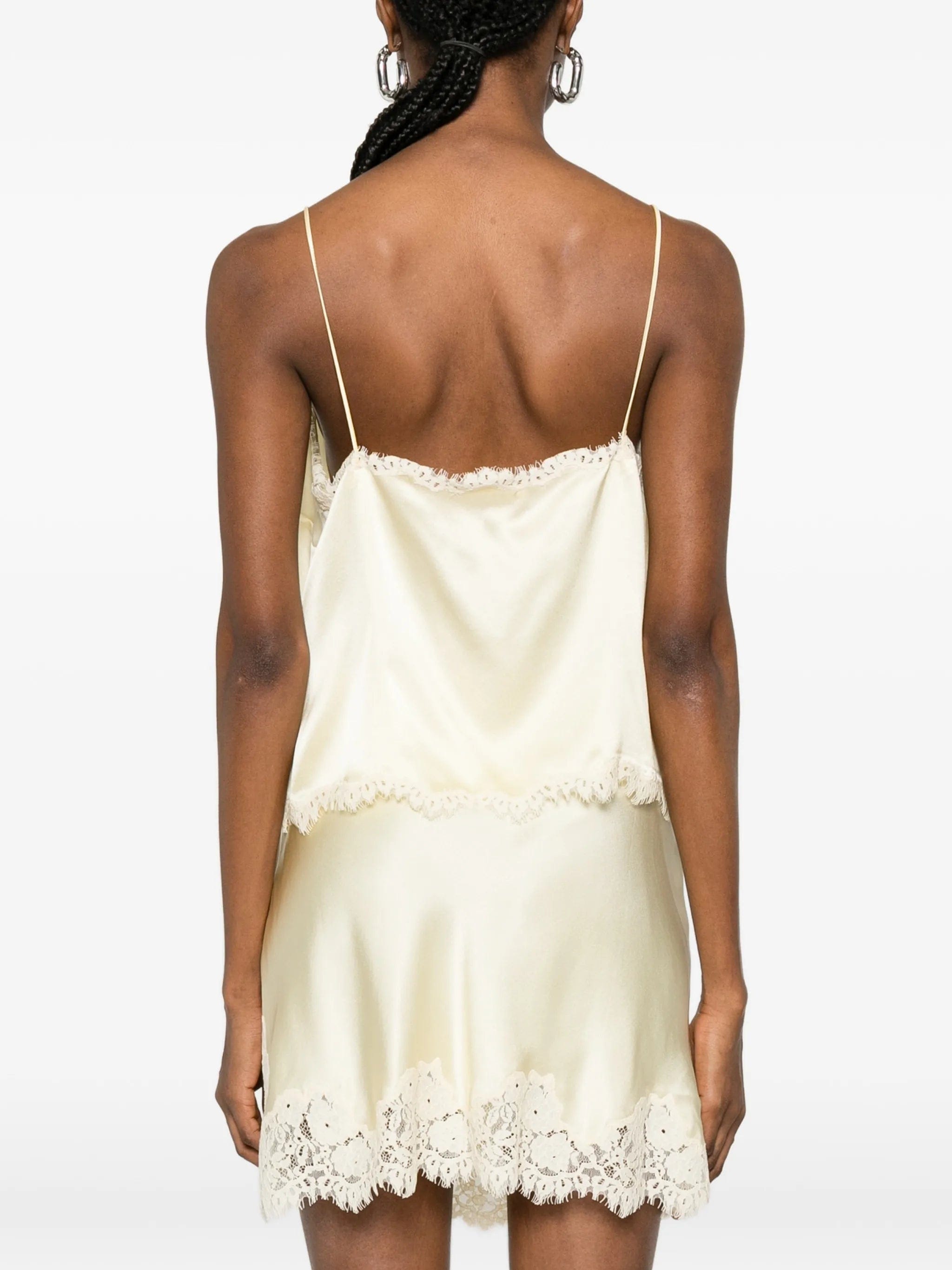 DÔEN Loure lace - trim top