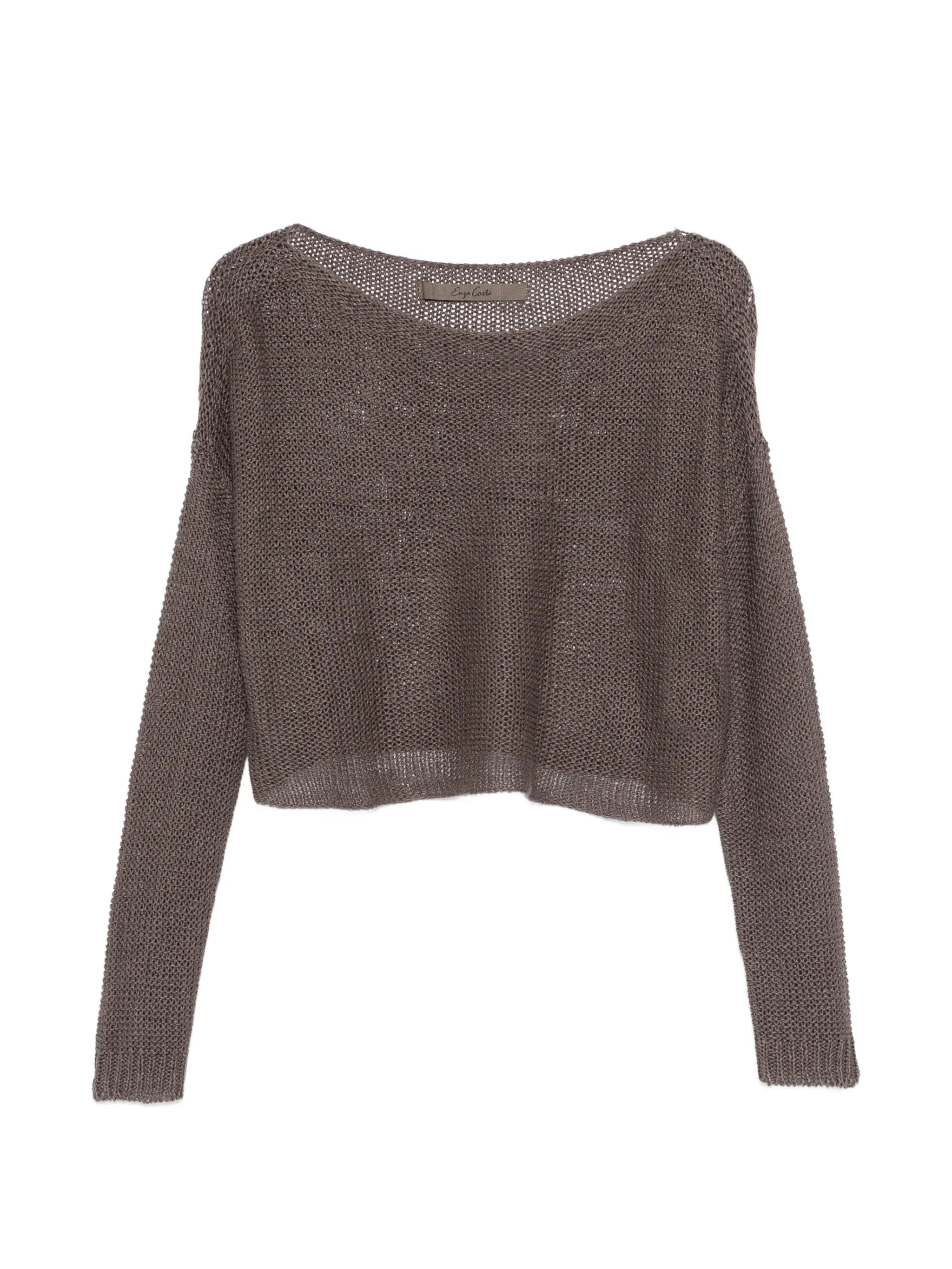 Enza Costa boat - neck sweater