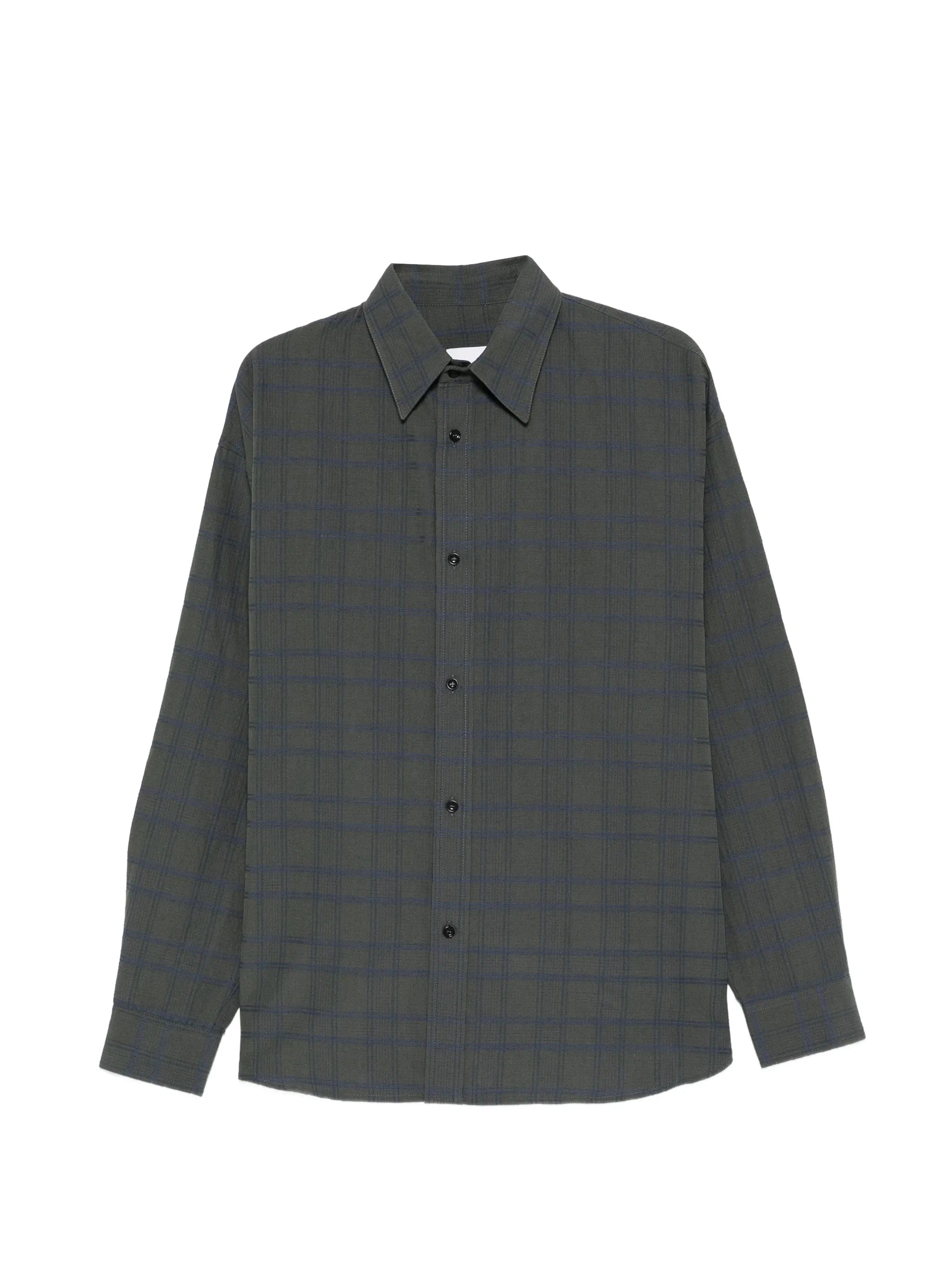 SAGE Nation Chisholm oversized long - sleeve check shirt