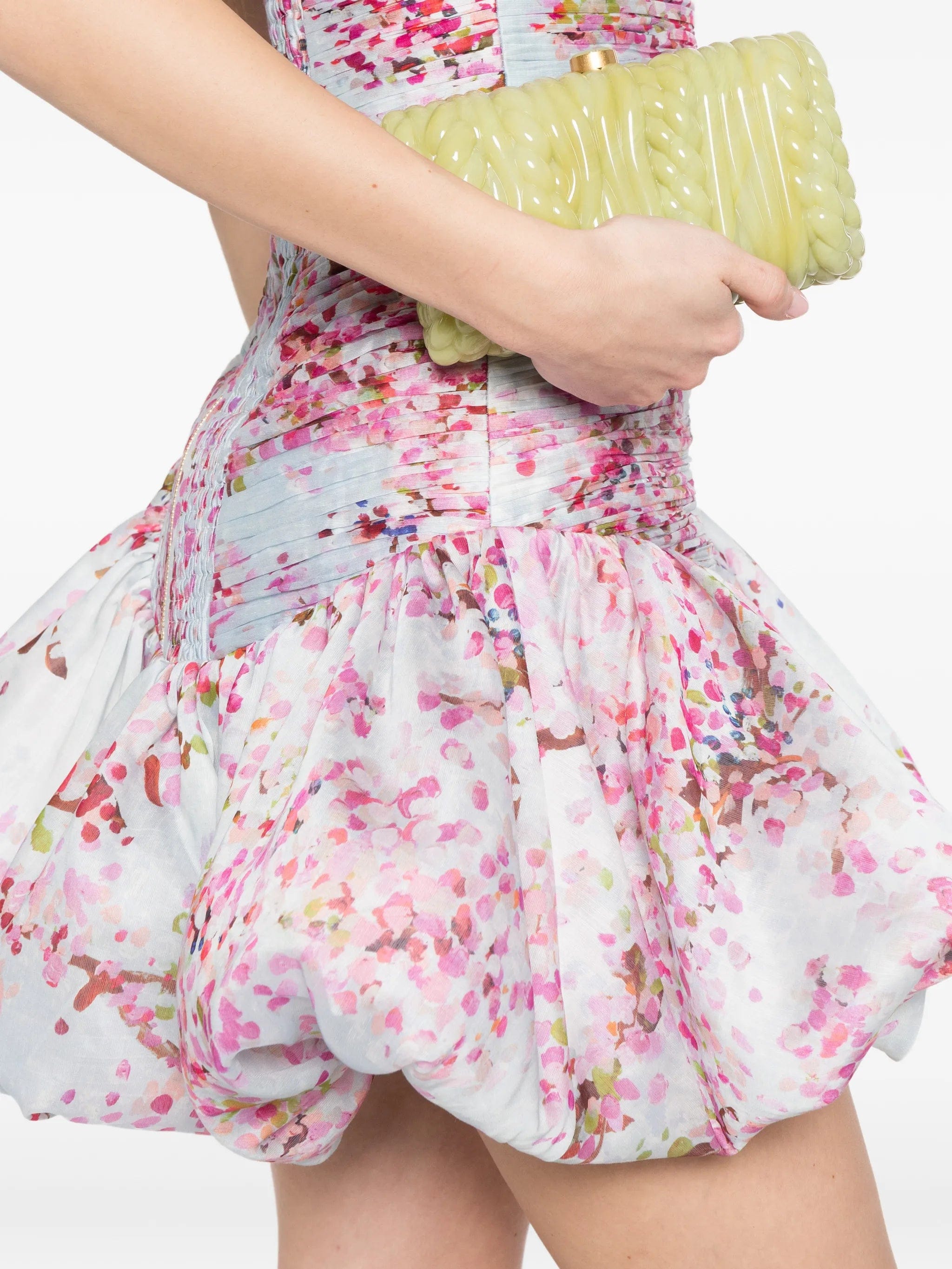 Aje Ambrose ruffled floral mini dress