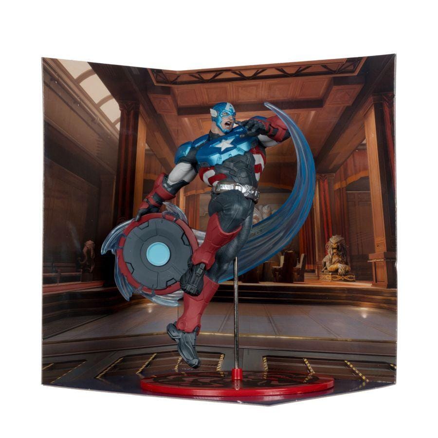 Mcfarlane Toys Marvel Rivals - Captain America 1:10th Scale Figure