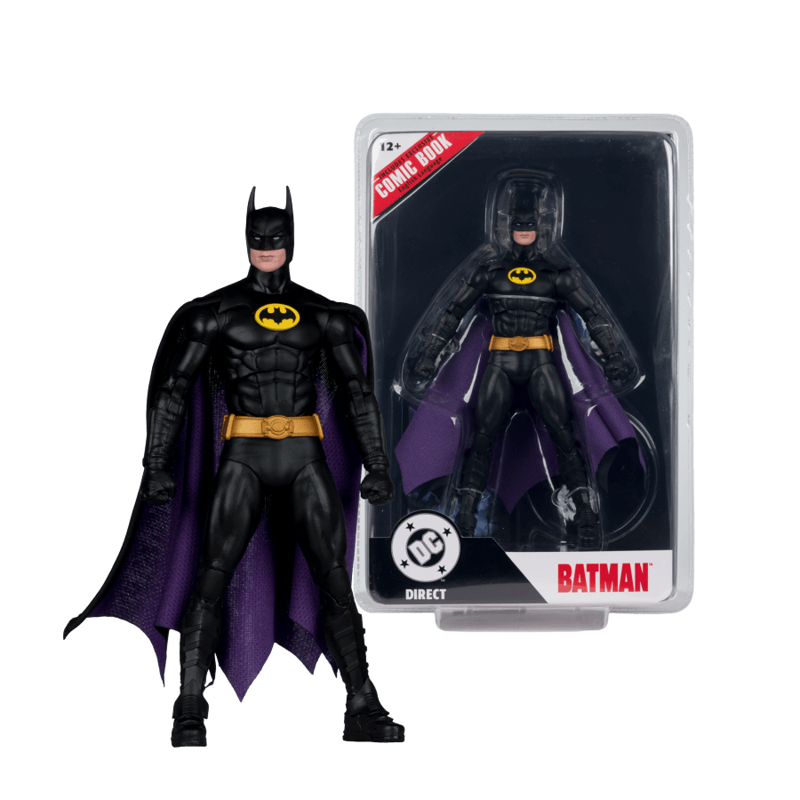 Mcfarlane Toys DC Direct - Batman (1989) Page Punchers 7" Figure with Comic