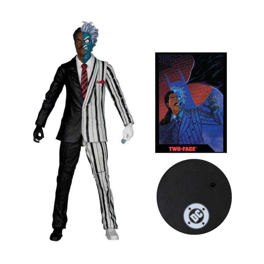 Mcfarlane Toys DC Direct - Two - Face 7" (1995)(Chase) Page Punchers 7" Figure with Comic