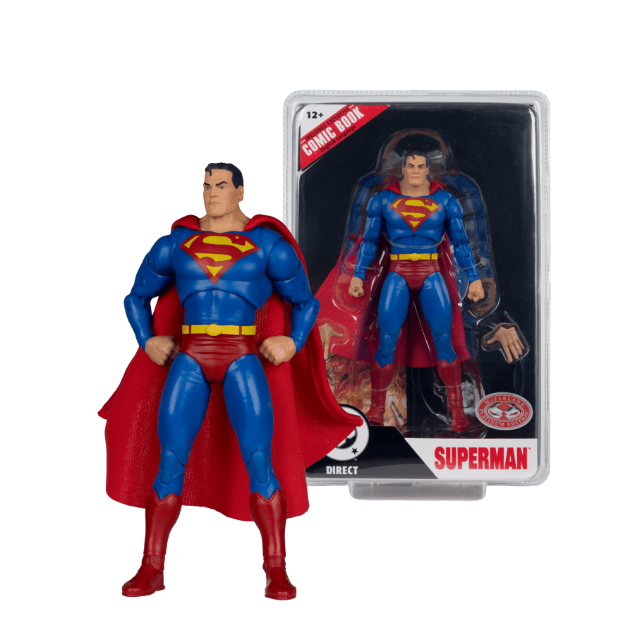 Mcfarlane Toys DC Direct - Superman (Justice)(Chase) Page Punchers 7" Figure with Comic