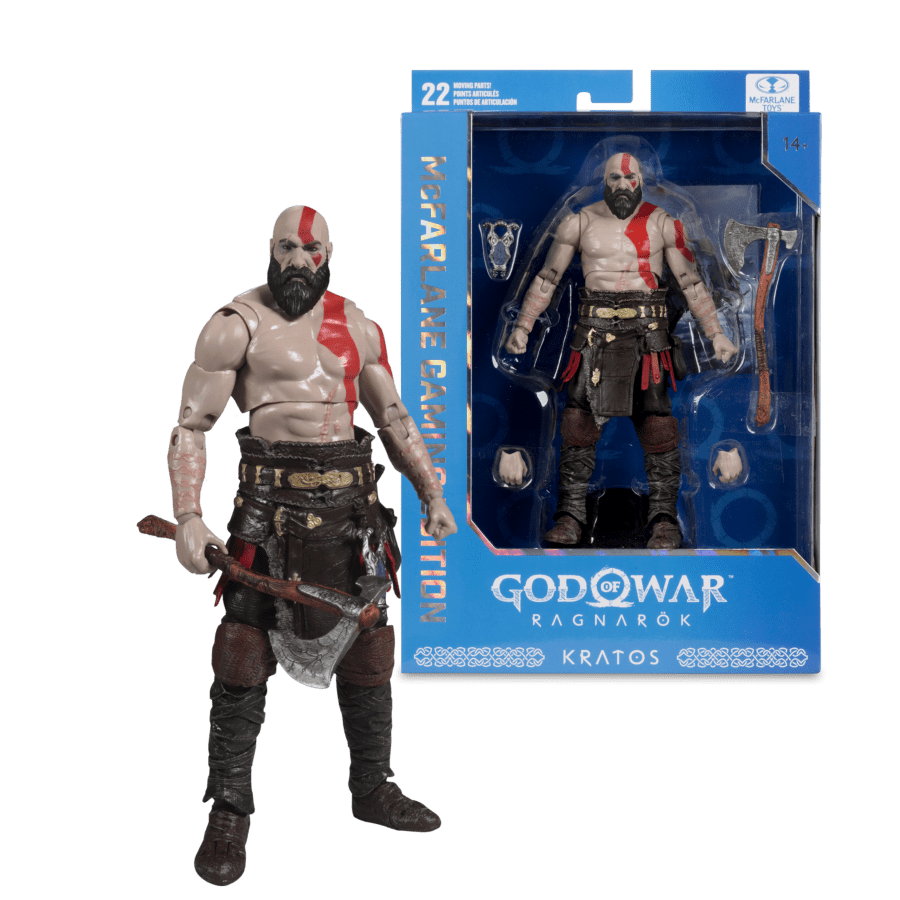 Mcfarlane Toys God Of War Ragnarok - Kratos Gaming Edition 7" Figure