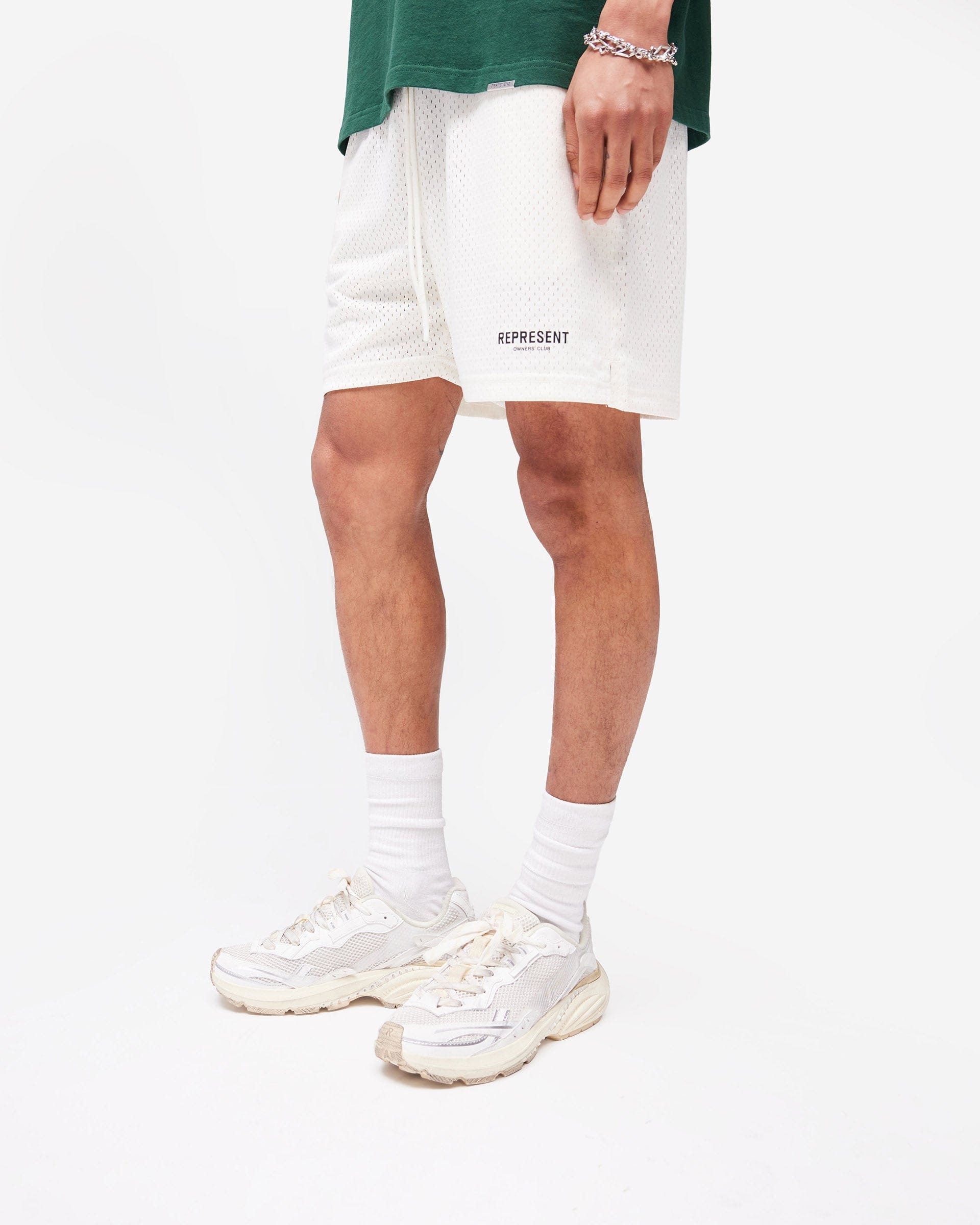 Owners Club Represent Owners Club Mesh Shorts - Flat White