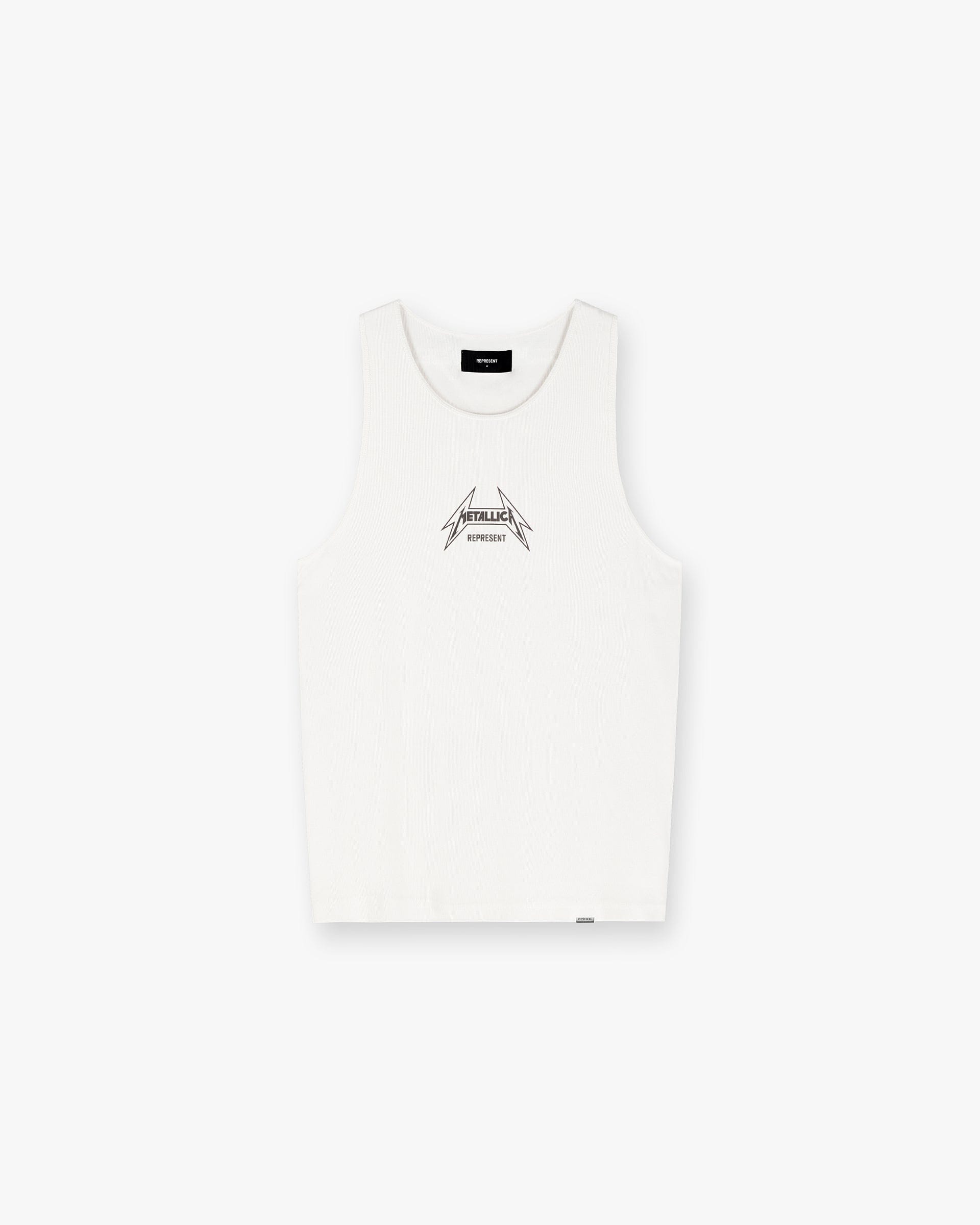 SS24 Other Represent x Metallica Local Crew Vest - Flat White
