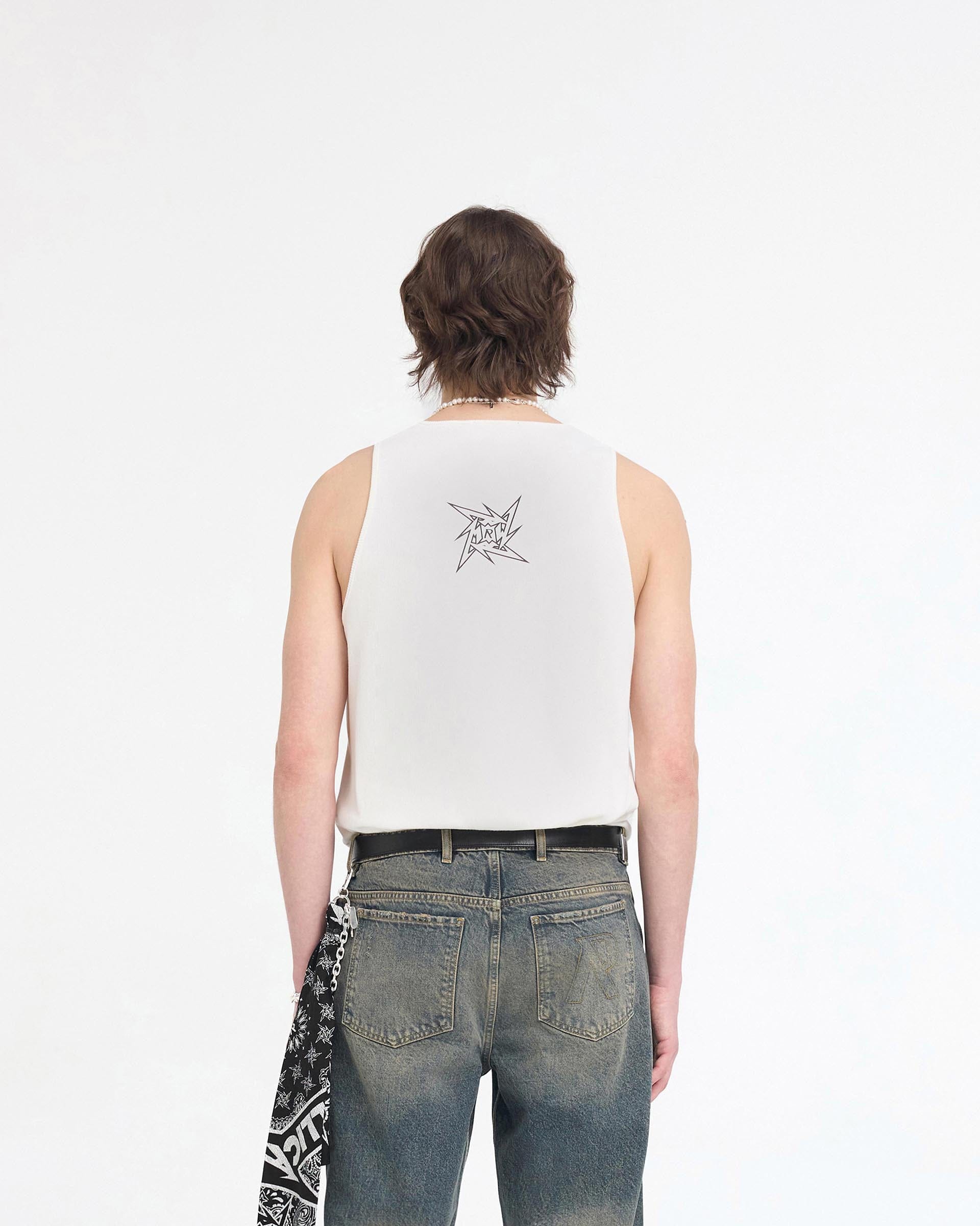 SS24 Other Represent x Metallica Local Crew Vest - Flat White