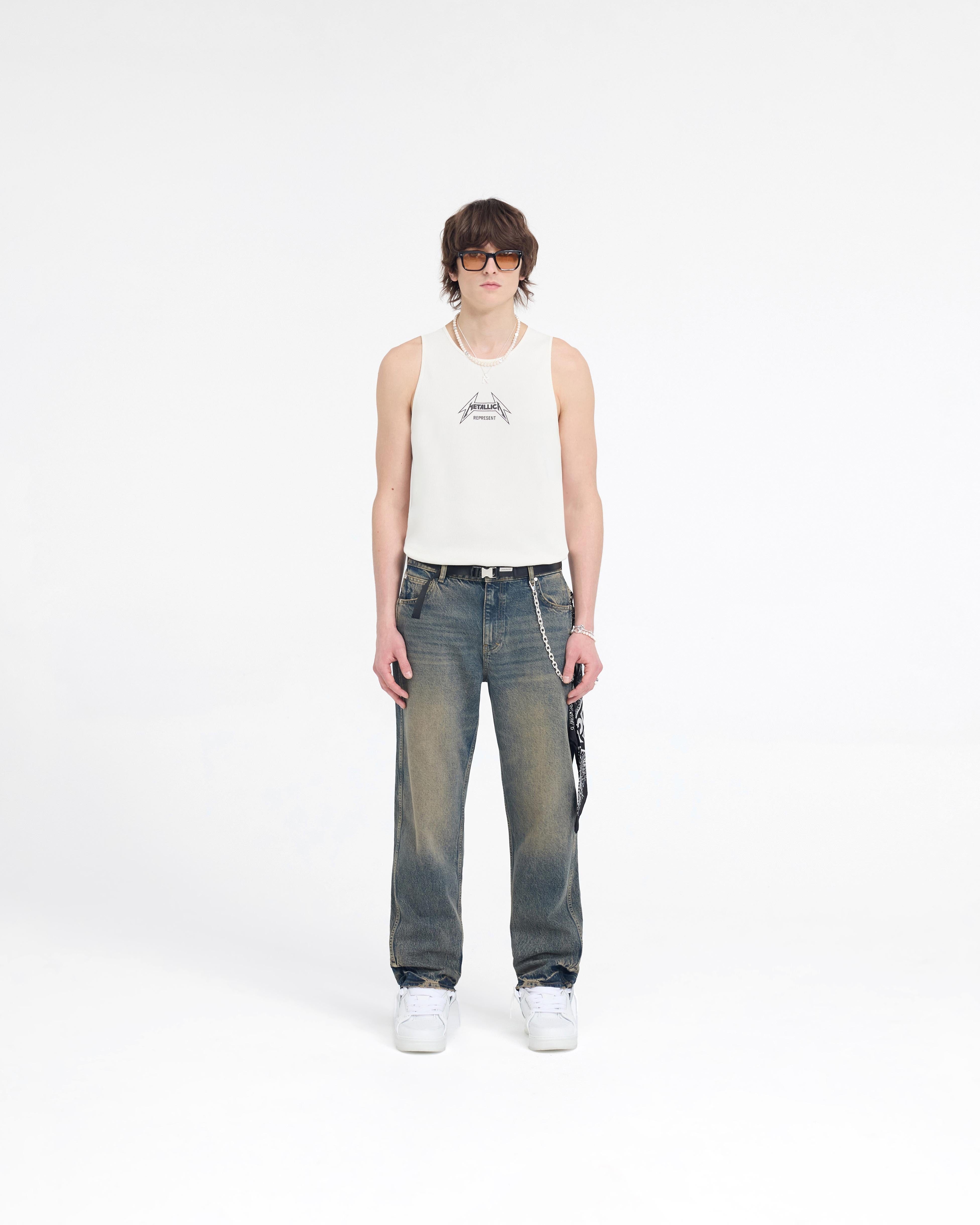 SS24 Other Represent x Metallica Local Crew Vest - Flat White