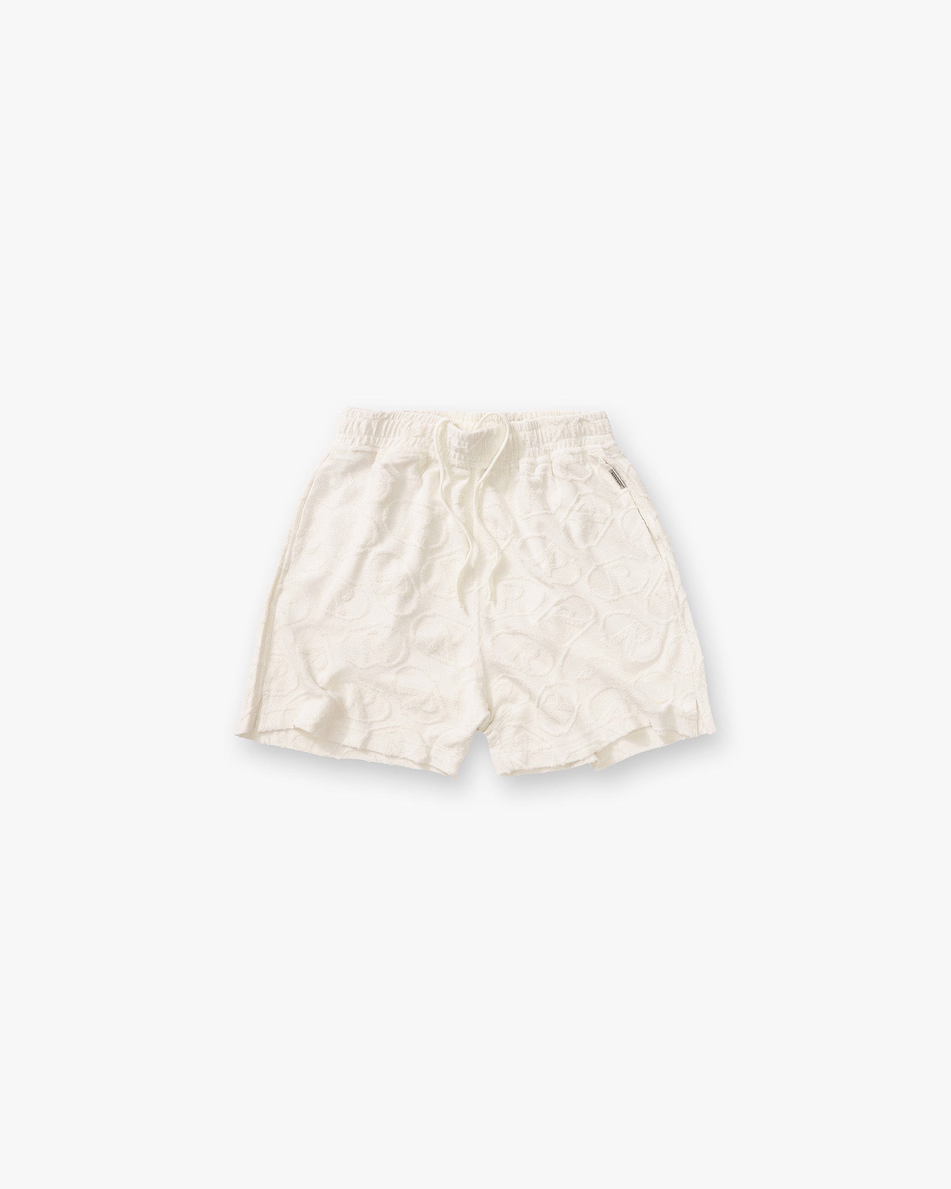 FW25 Other All Over Print Towel Short - Aged White