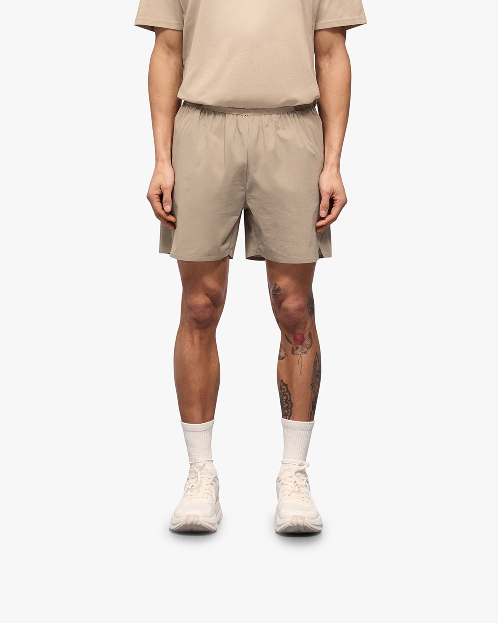 247 Training Shorts - Pebble