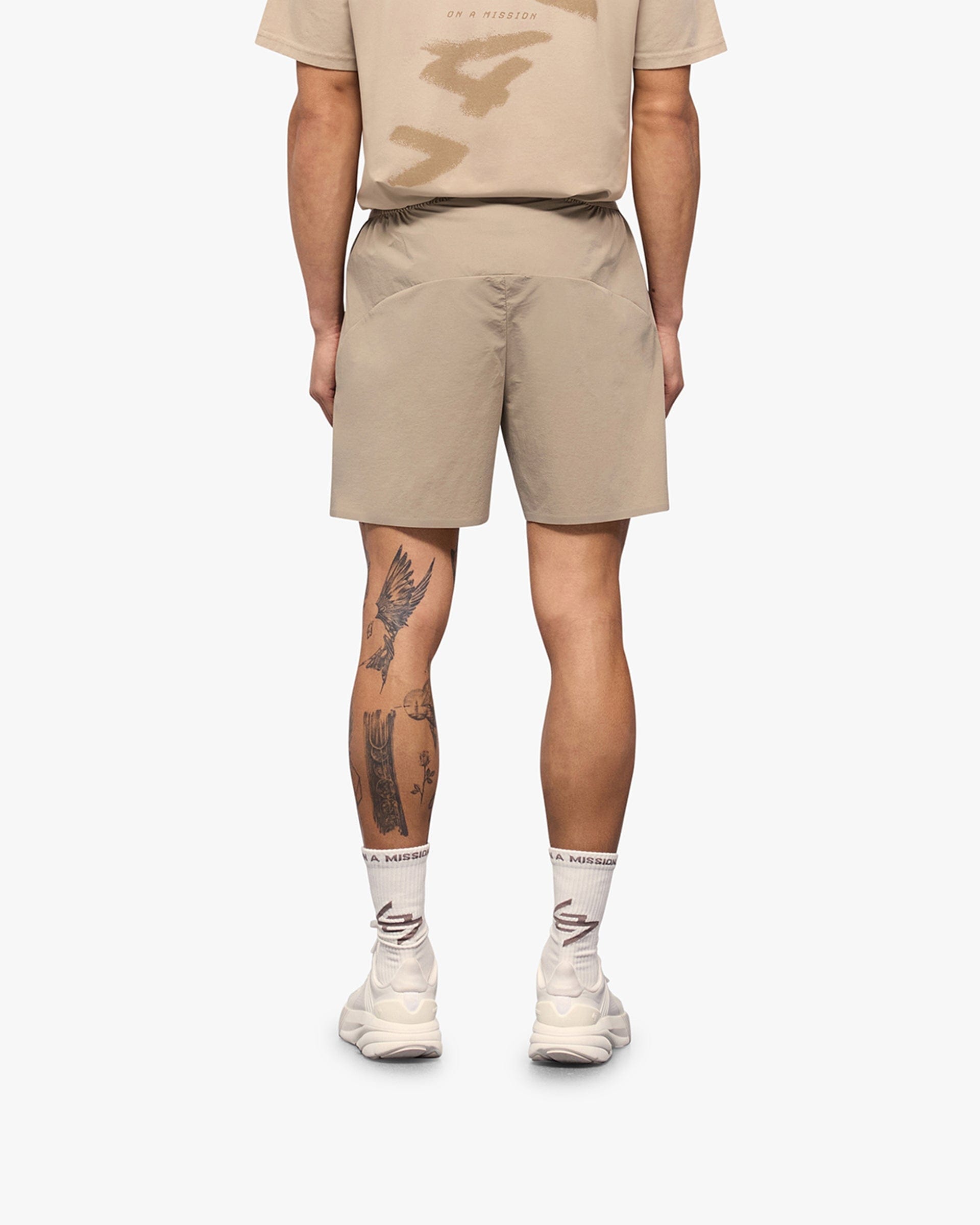 247 Training Shorts - Pebble