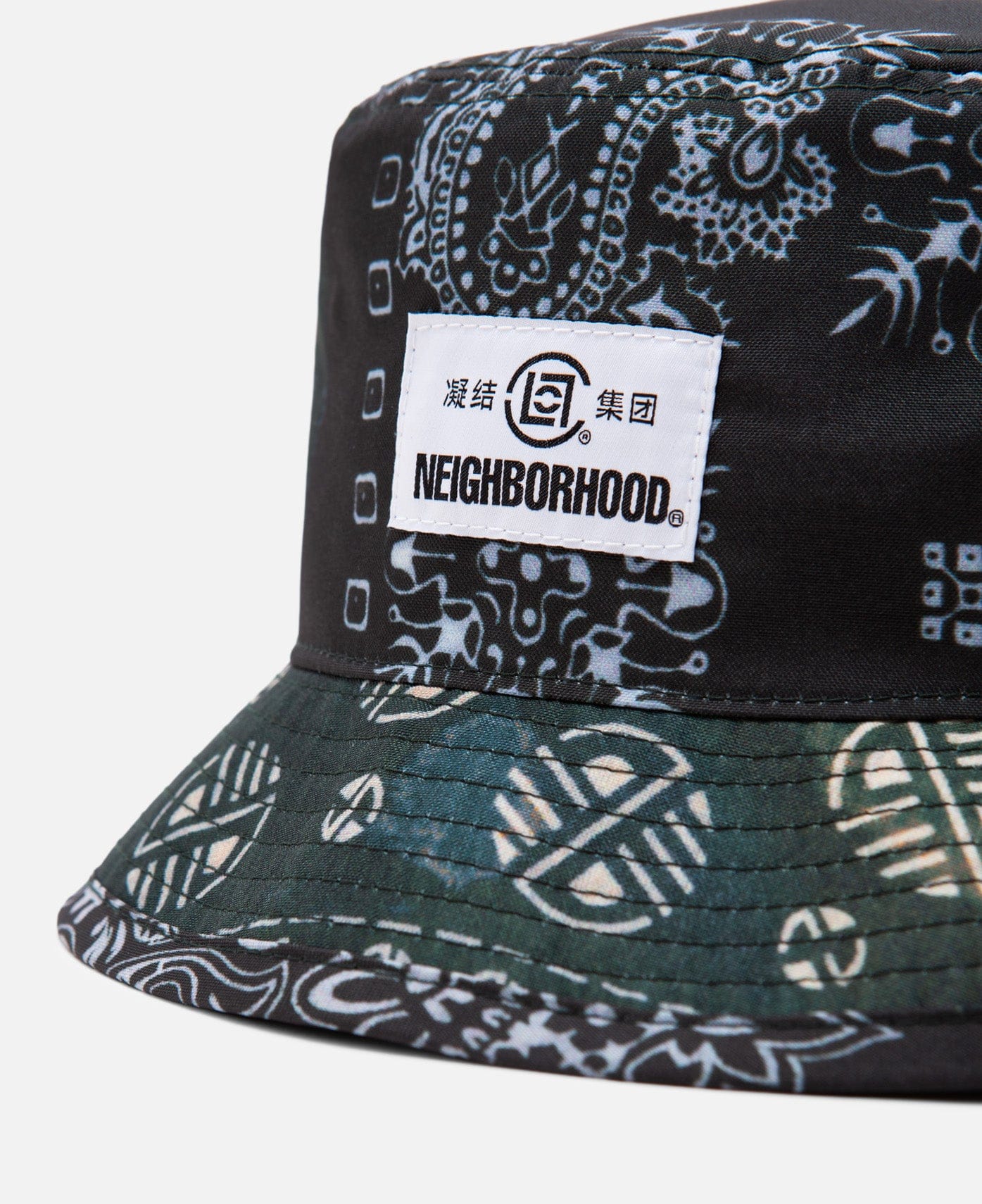 CLOT x Neighborhood Bucket Hat (Olive)