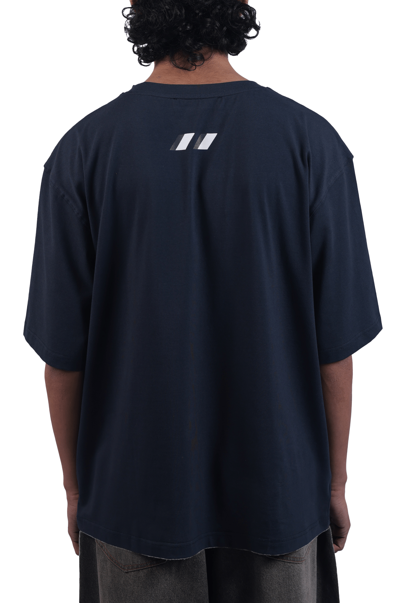 Blue Wear your opinion' T - shirt (Navy blue)