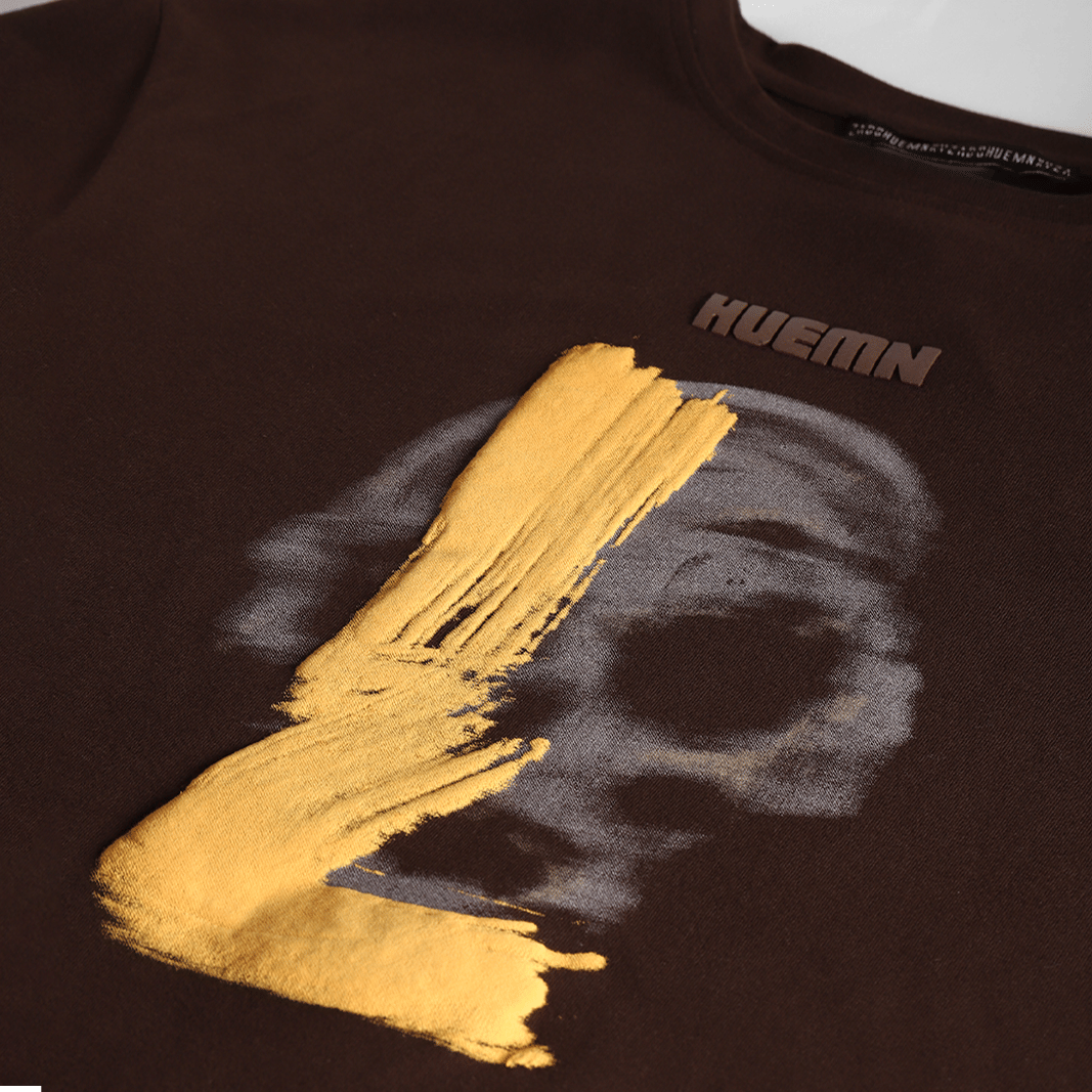 Chocolate The HUEMN Skull T - shirt (Chocolate Brown) : Edition 2