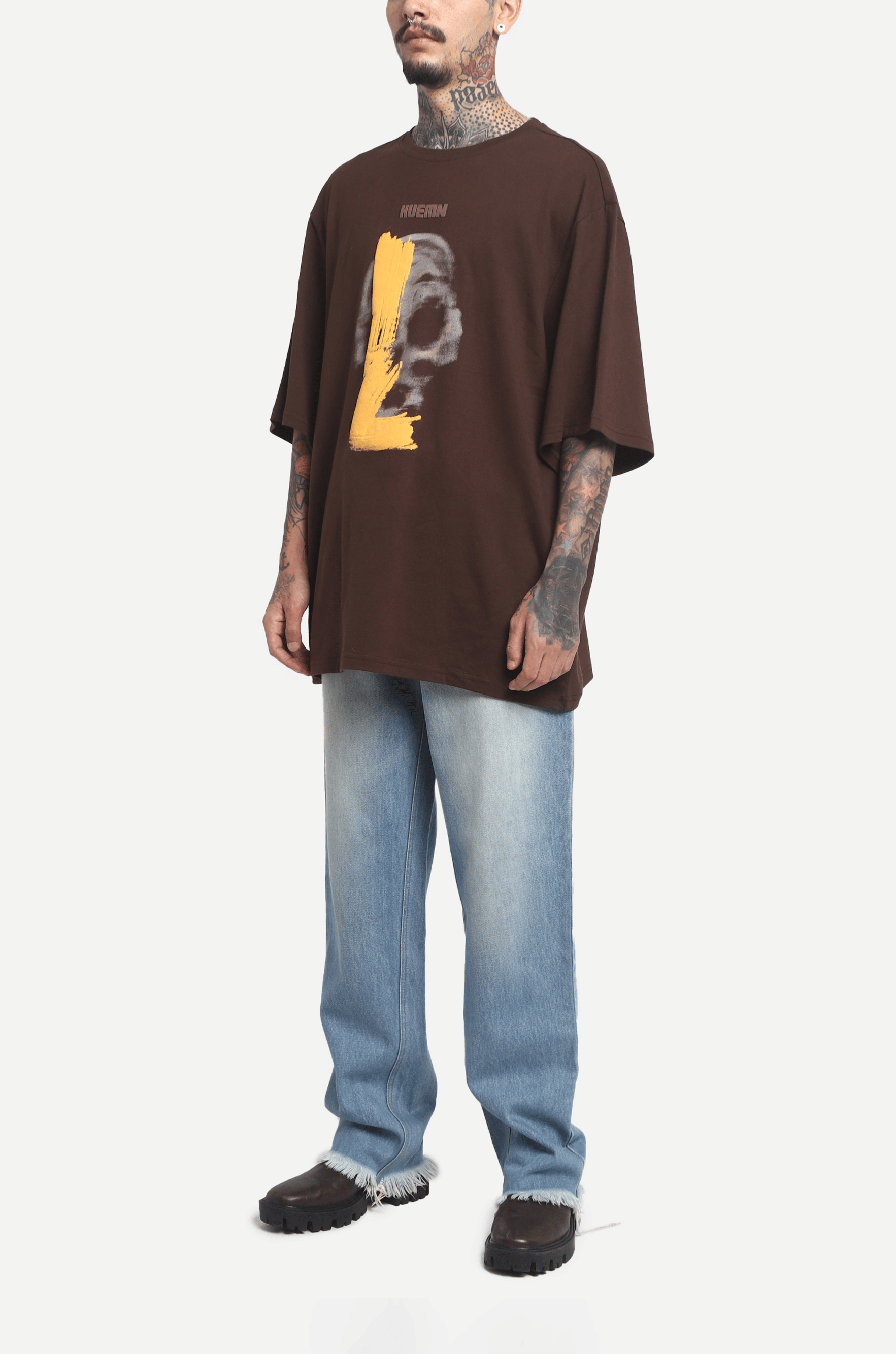 Chocolate The HUEMN Skull T - shirt (Chocolate Brown) : Edition 2