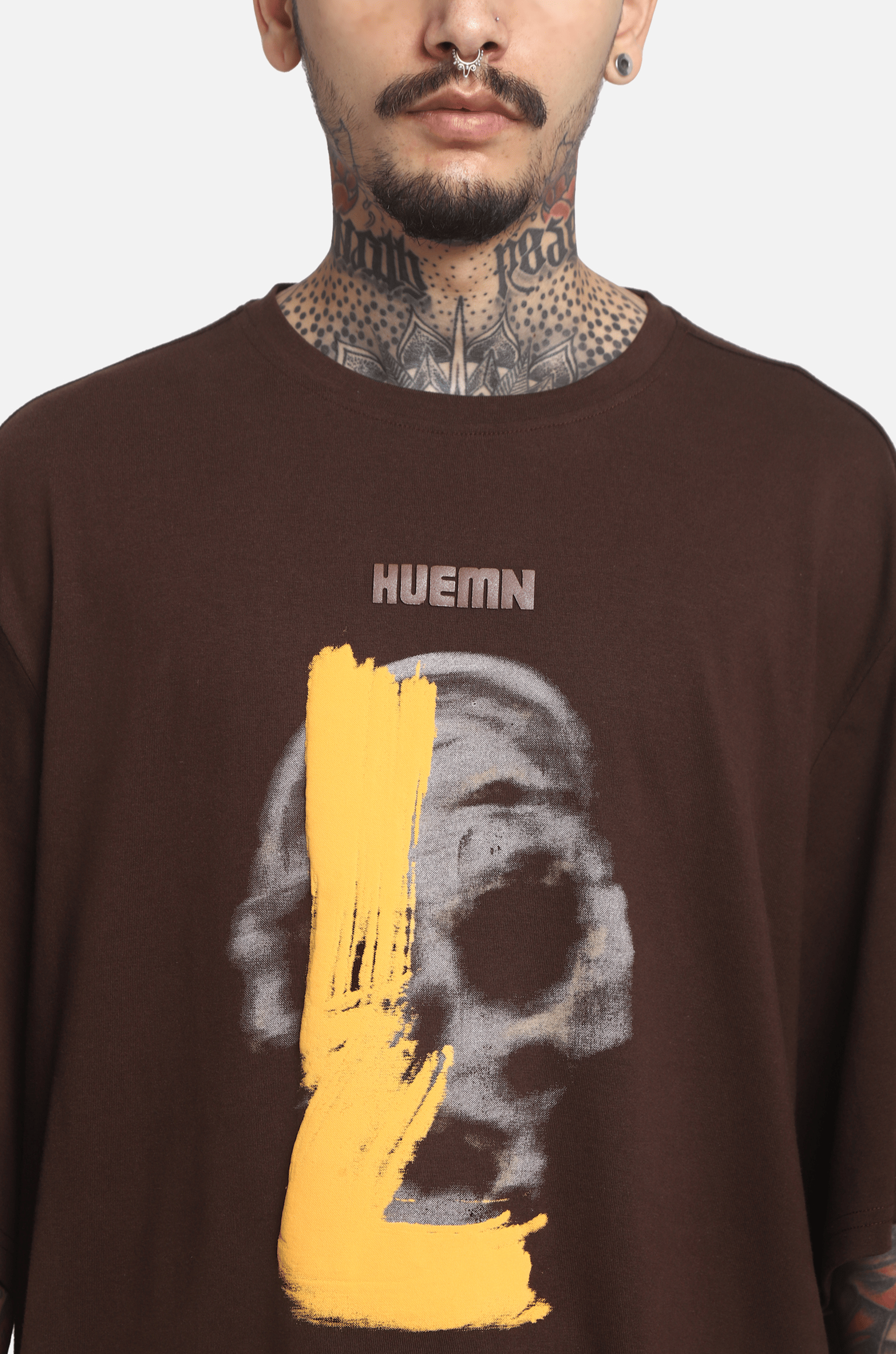 Chocolate The HUEMN Skull T - shirt (Chocolate Brown) : Edition 2