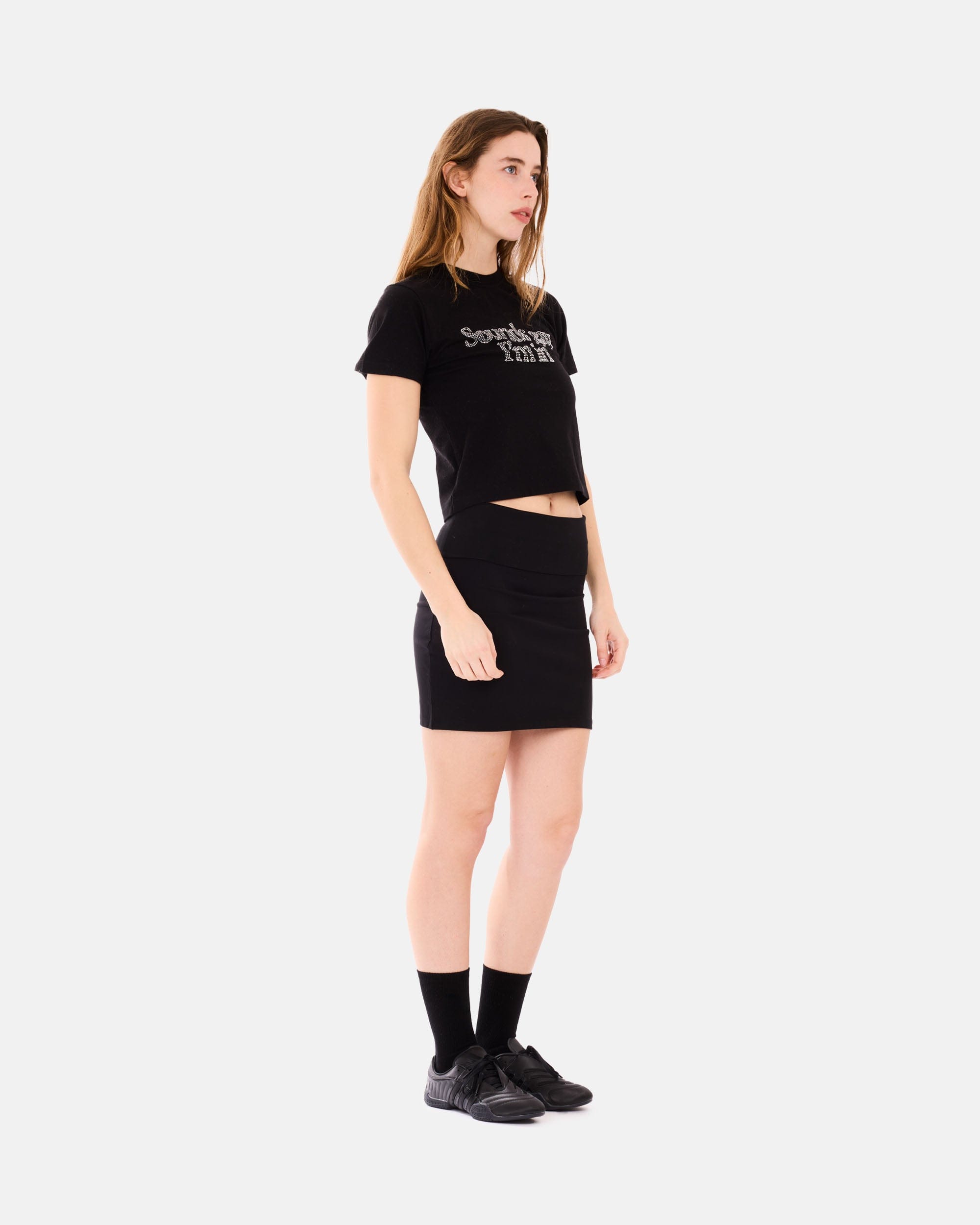 DG Organic Basics Aps Core Foldover Mini Skirt