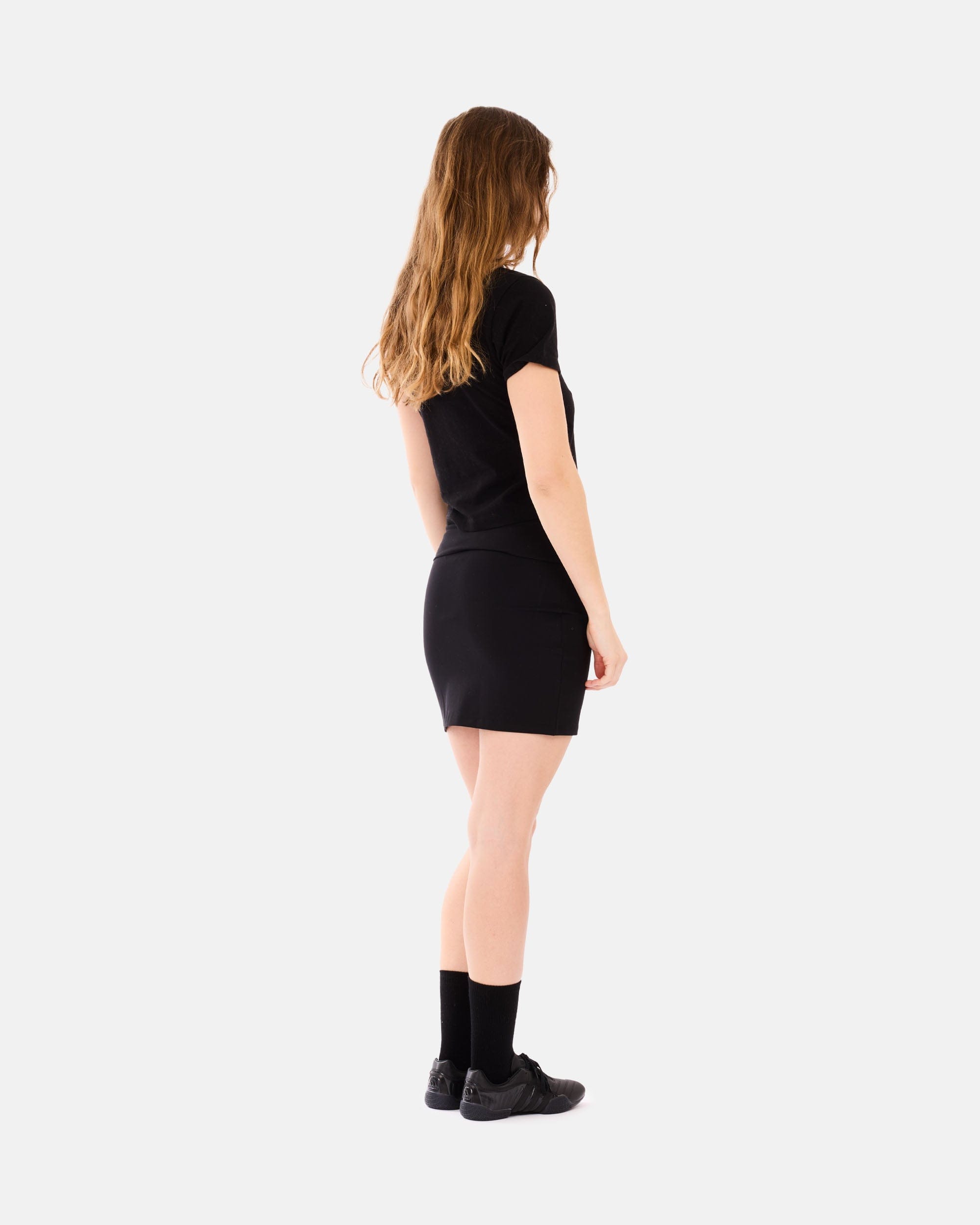 DG Organic Basics Aps Core Foldover Mini Skirt