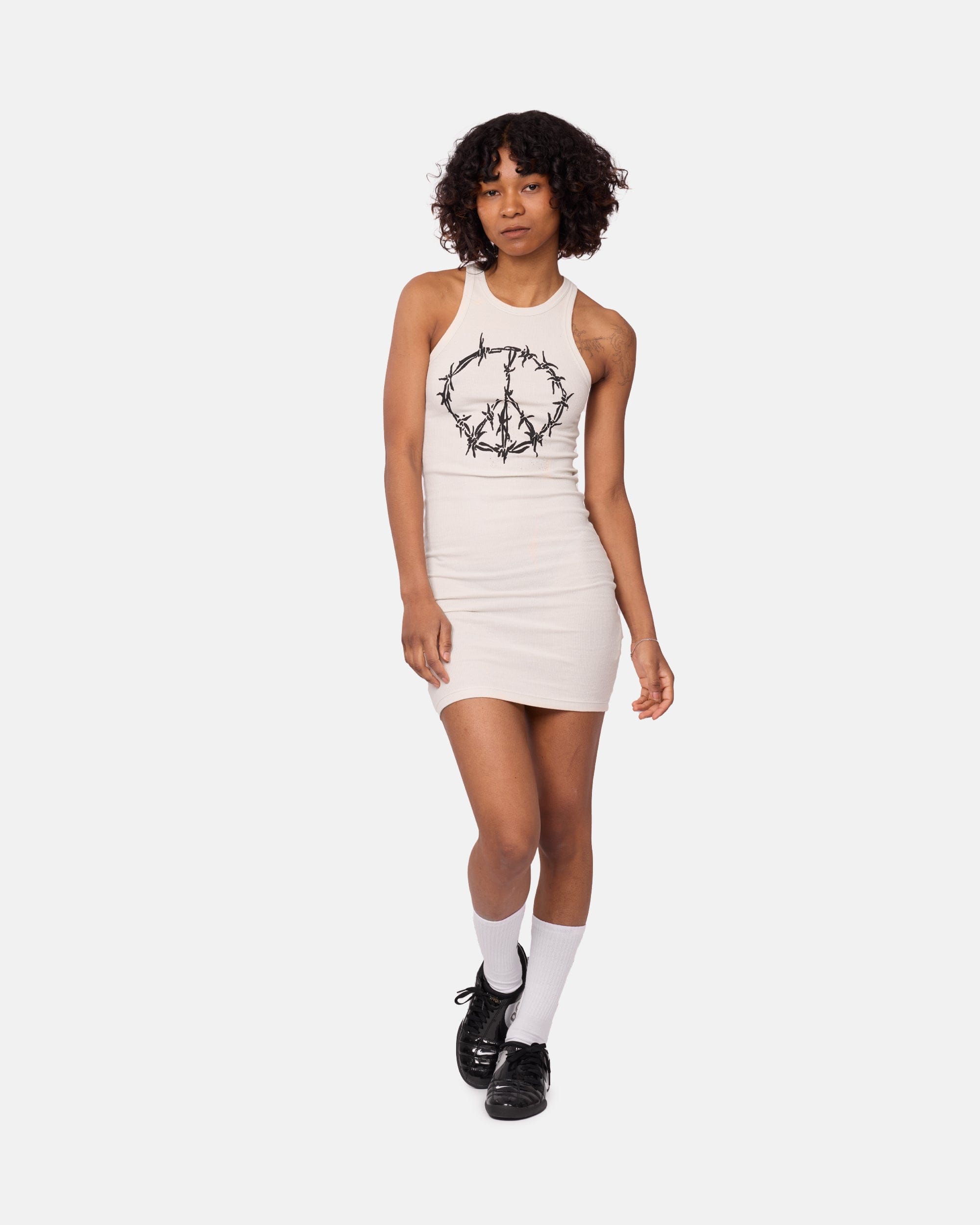 SLAM JAM SRL (ARIES ROA) Barbed Peace Lightweight Vest Dress