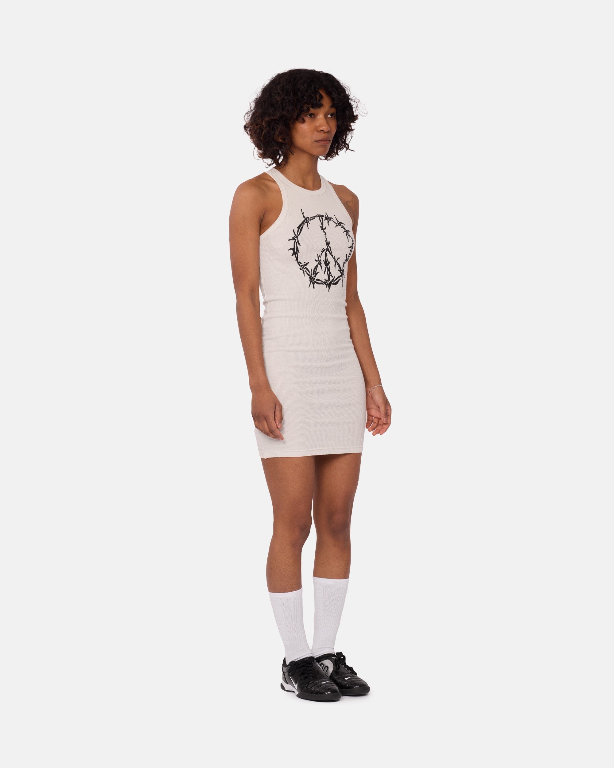 SLAM JAM SRL (ARIES ROA) Barbed Peace Lightweight Vest Dress