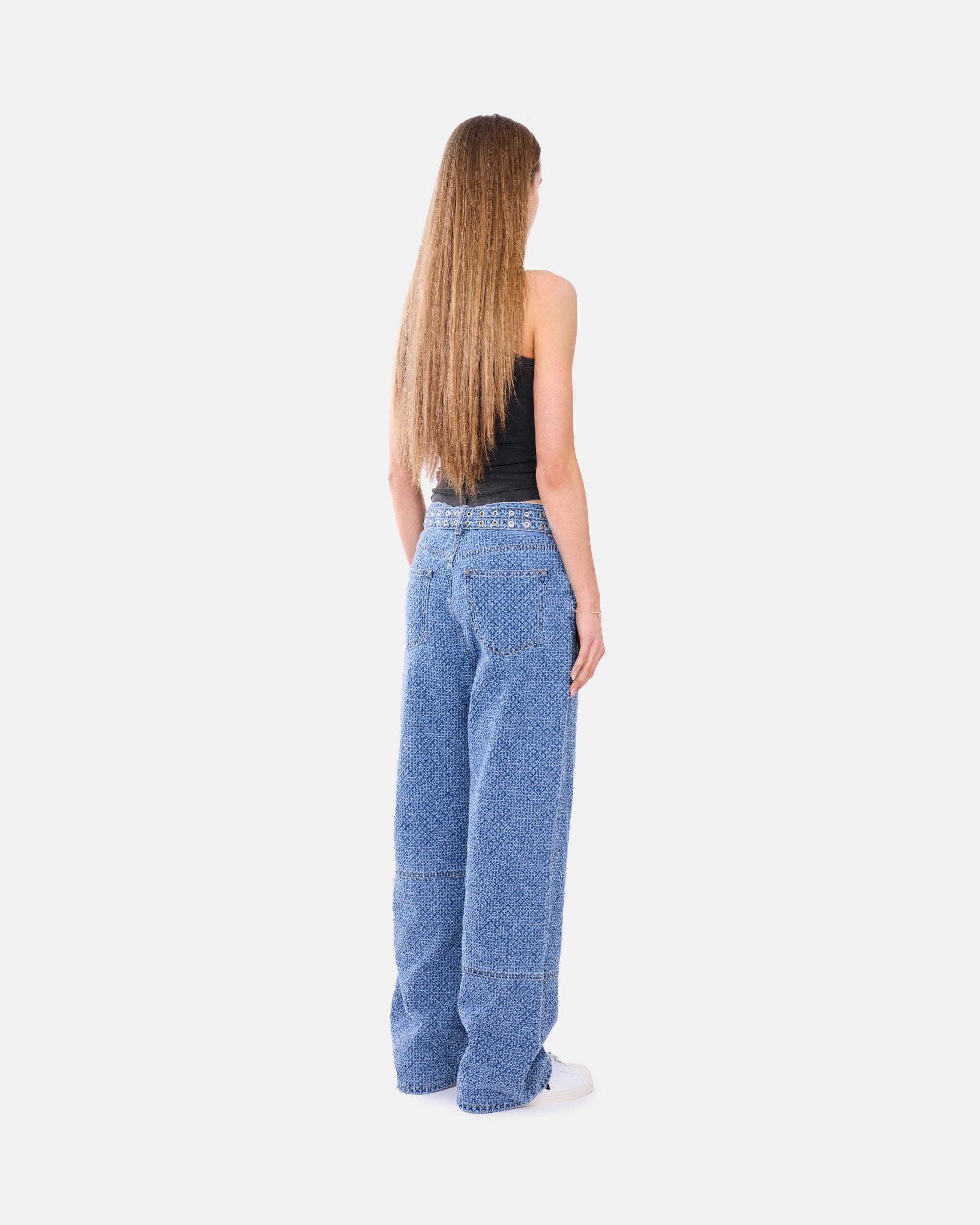 GANNI A/S Fluffy Denim Izey Belt