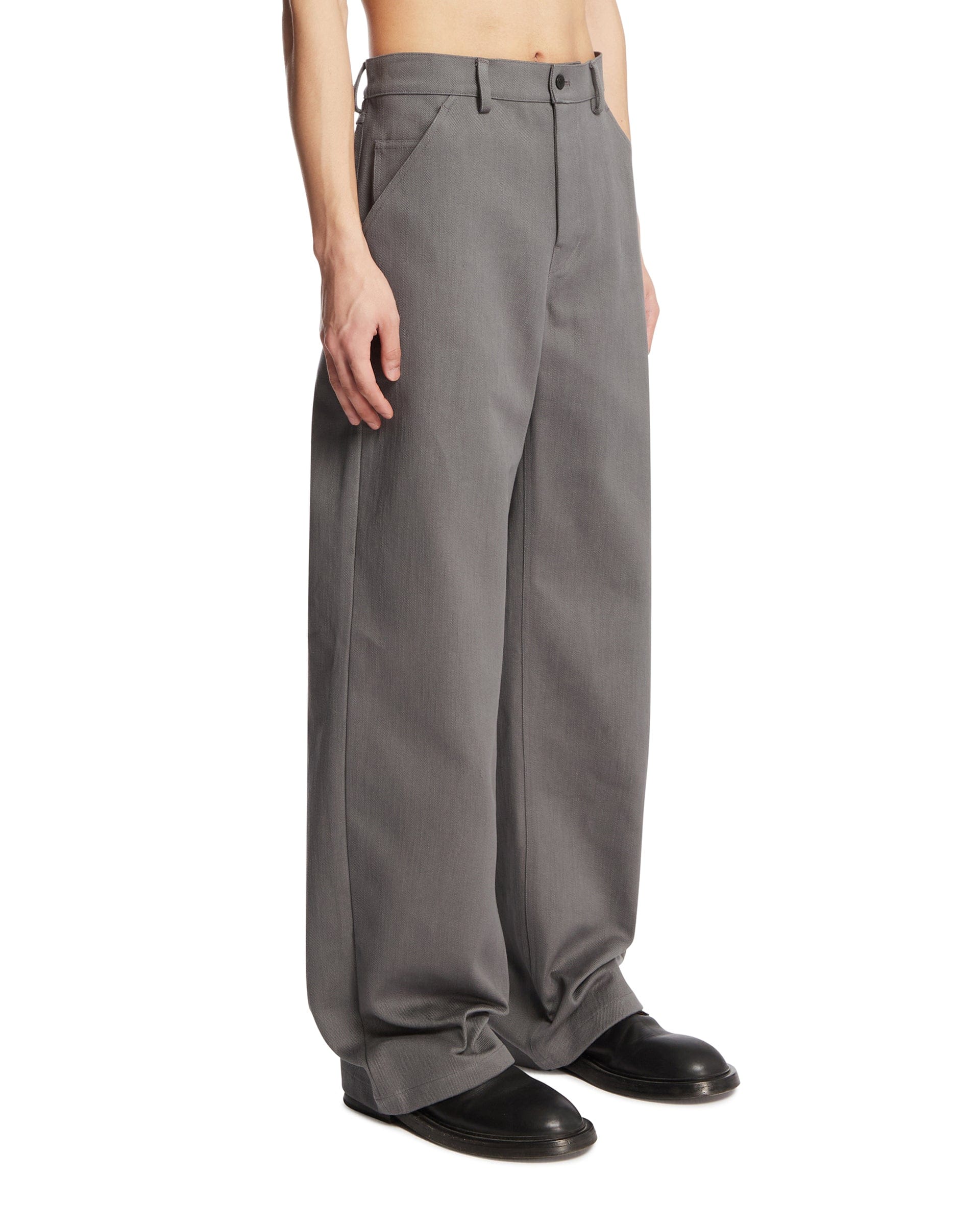 RIER Pantaloni In Cotone Grigi