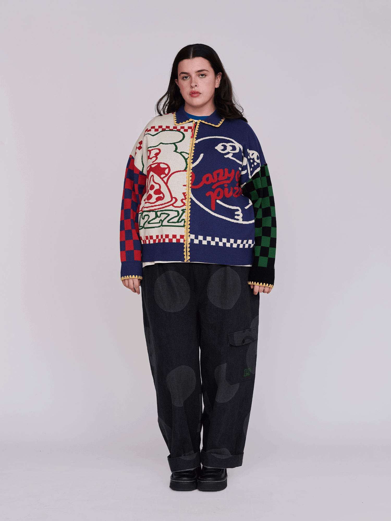 Lazy Oaf Pizza Baby Cardigan