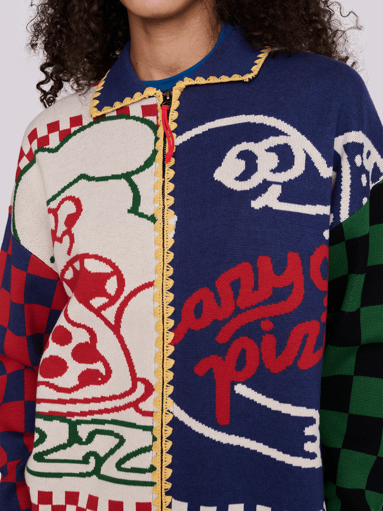 Lazy Oaf Pizza Baby Cardigan