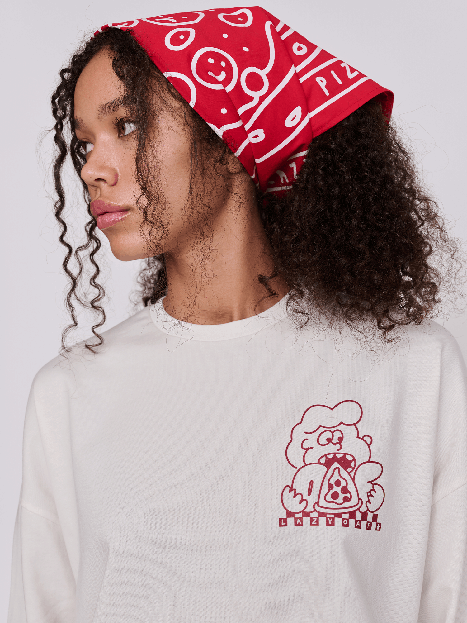 Lazy Oaf Pizza Time Long Sleeve T - Shirt