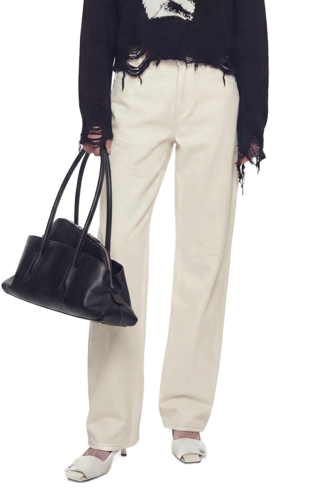 Ssheena Distressed Baggy Jeans