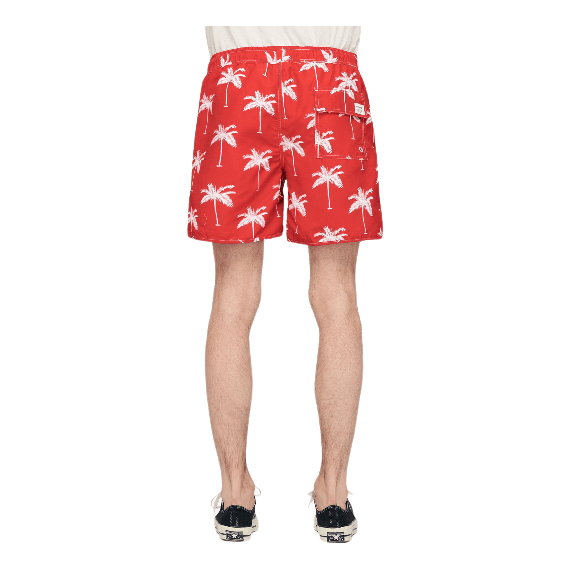 Dedicated Palms Swim Short Red