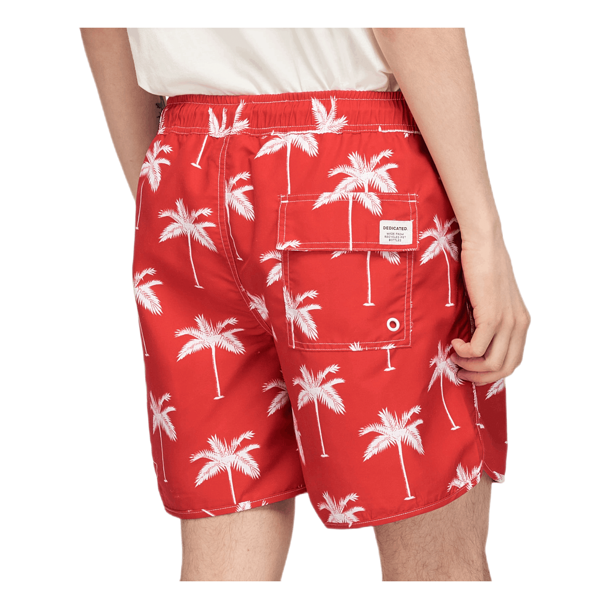 Dedicated Palms Swim Short Red