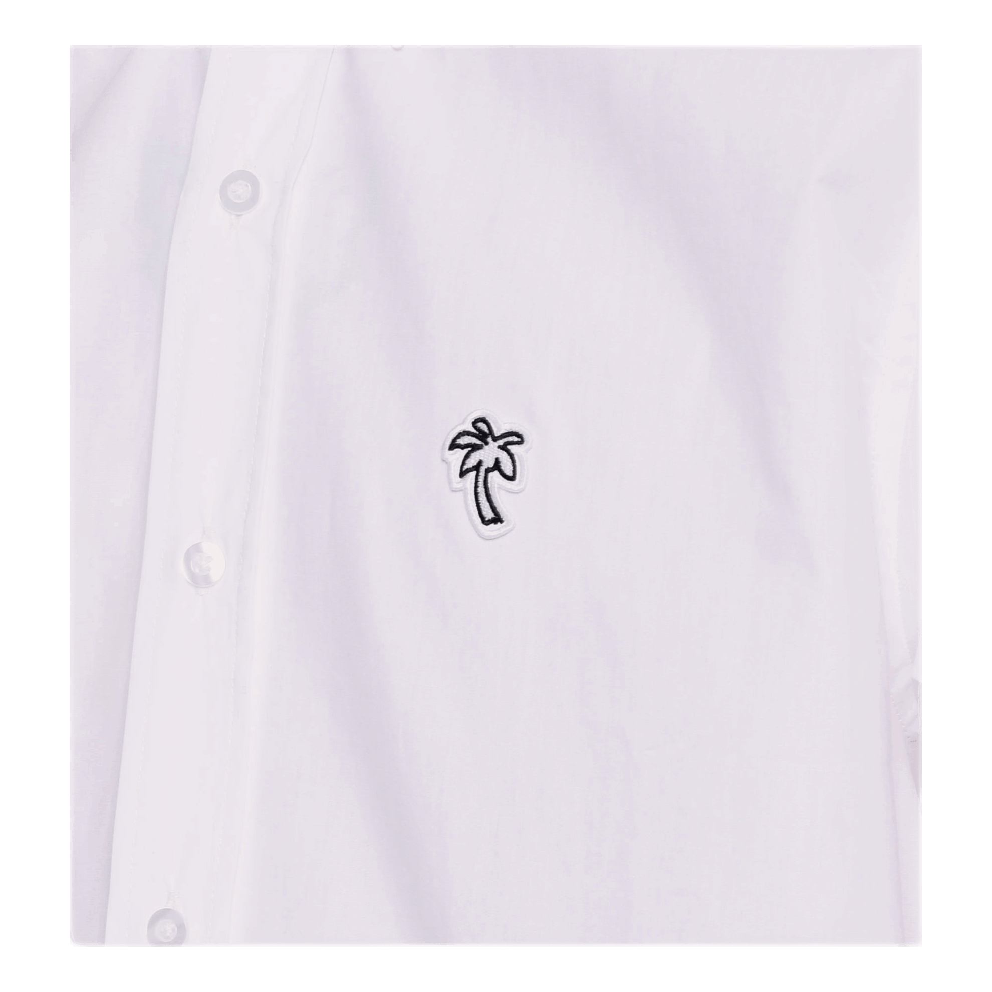 WHITE* Poplin Palm Shirt White